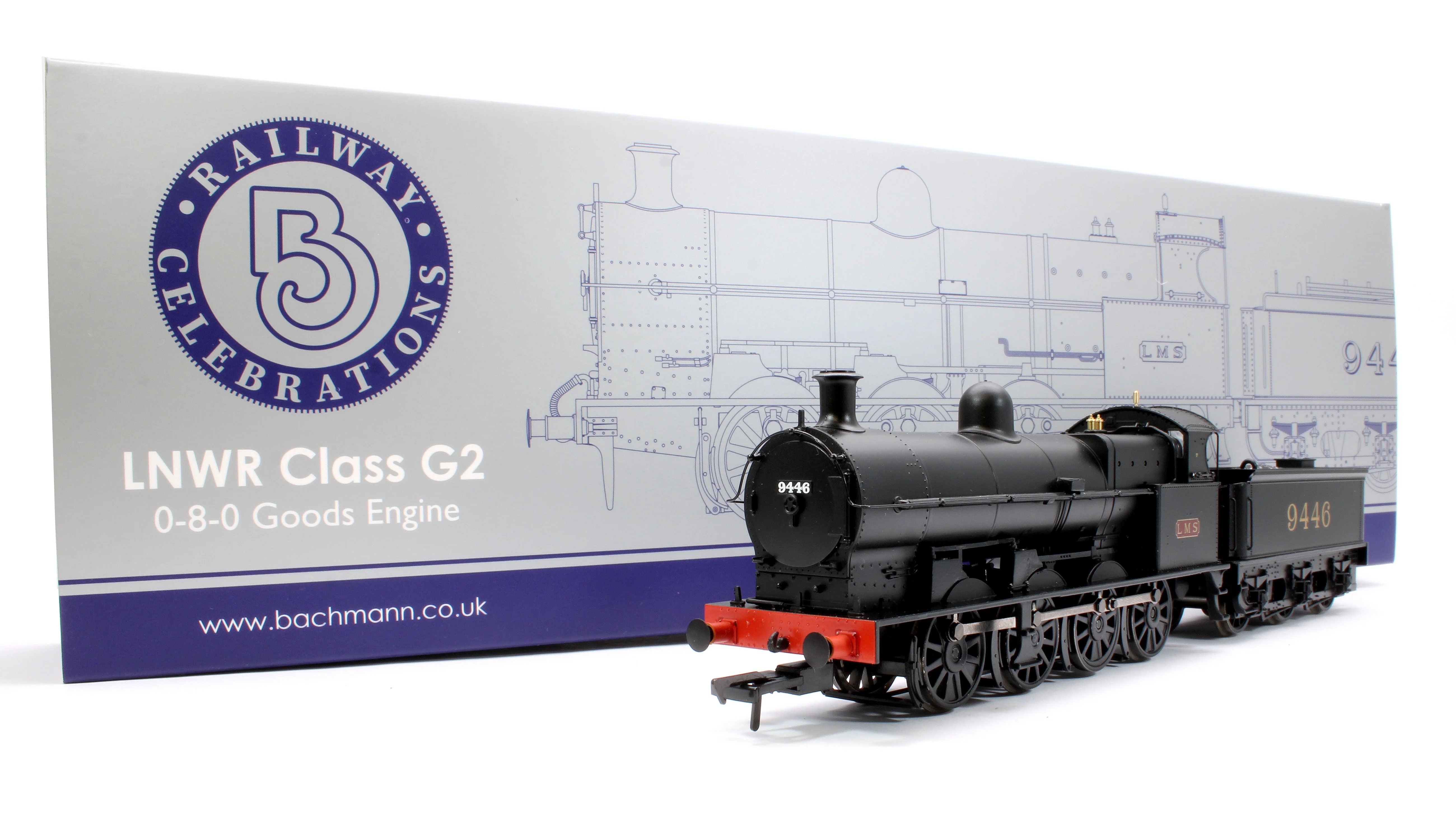 31-483 LNWR G2 9446 LMS Black