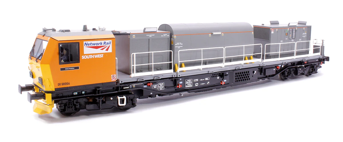31-579SF Windhoff MPV 2-Car Set Network Rail Orange Nos. DR98914 and DR98964 - DCC Sound - Image 5