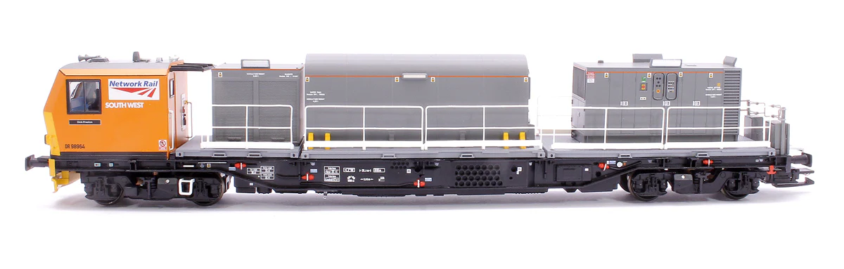 31-579SF Windhoff MPV 2-Car Set Network Rail Orange Nos. DR98914 and DR98964 - DCC Sound - Image 6