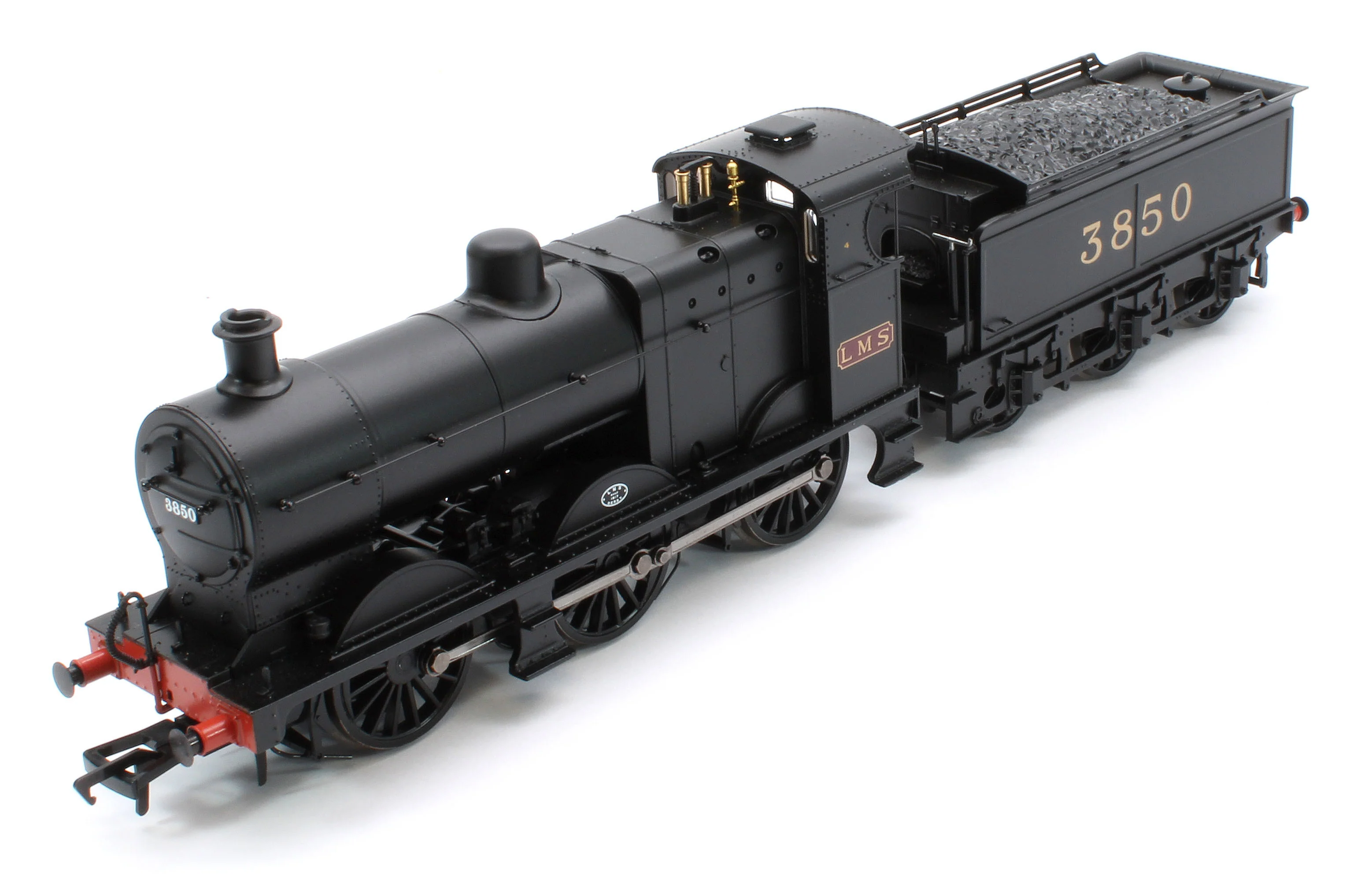 31-885 MR 3835 (4F) with Johnson-Deeley Tender 3850 LMS Black (MR Numerals) Steam Locomotive - Image 12