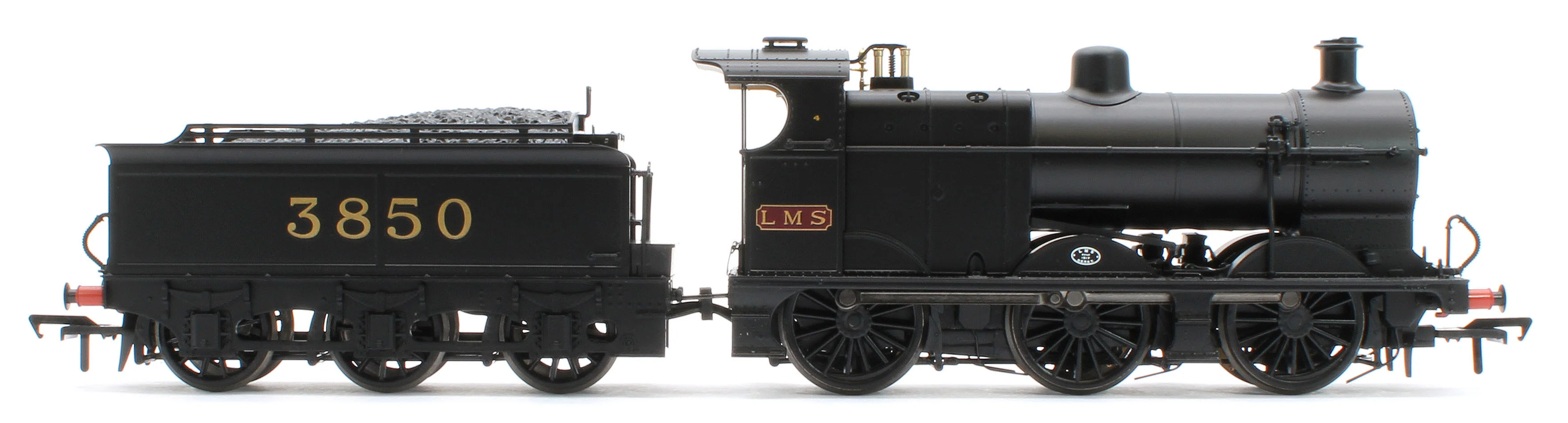 31-885 MR 3835 (4F) with Johnson-Deeley Tender 3850 LMS Black (MR Numerals) Steam Locomotive - Image 5