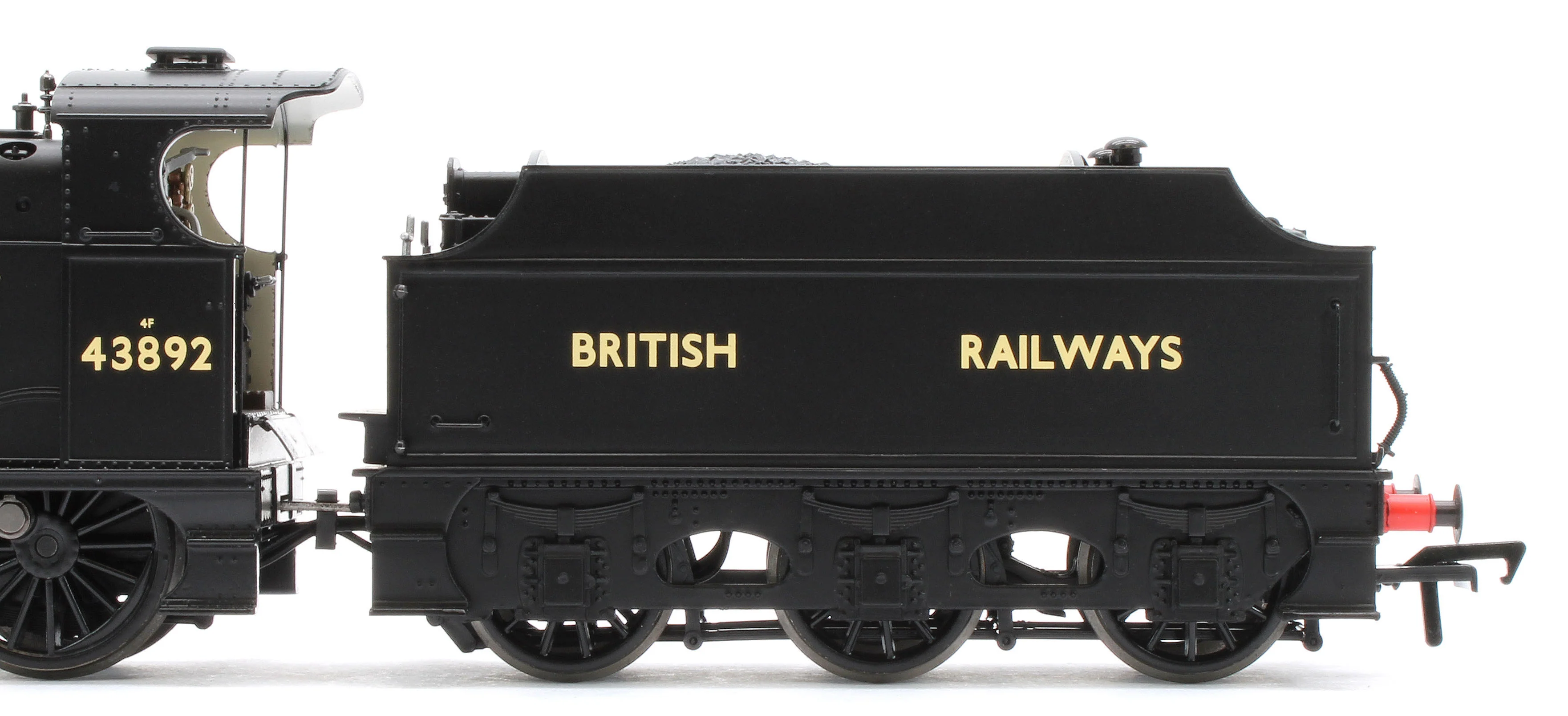 31-886 MR 3835 (4F) with Fowler Tender 43892 BR Black (British Railways) Steam Locomotive - Image 10