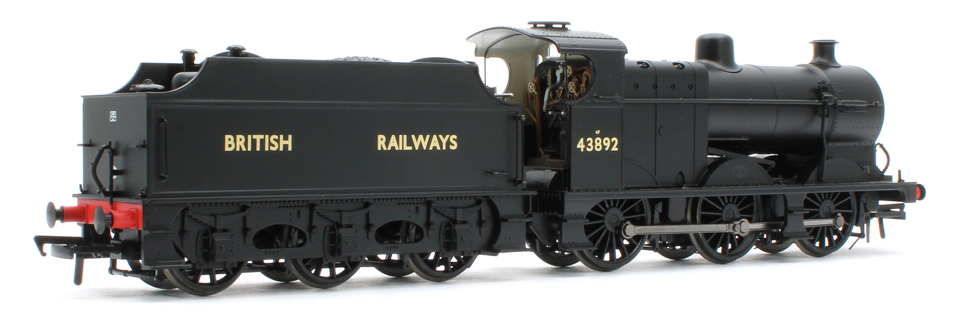31-886SF MR 3835 (4F) with Fowler Tender 43892 BR Black (British Railways) Steam Locomotive - DCC Sound - Image 4