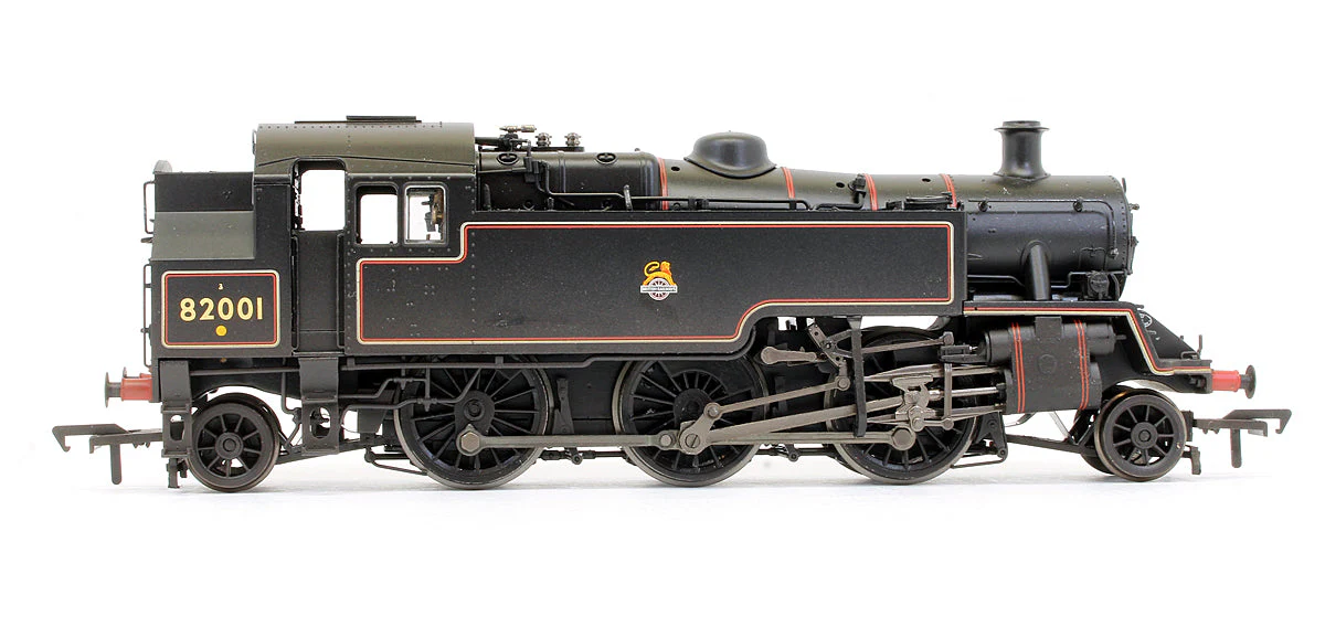 Pre-Owned 31-979A Standard Class 3MT 82001 BR Black Early Emblem Steam Locomotive (Weathered) - DCC Fitted - Image 3