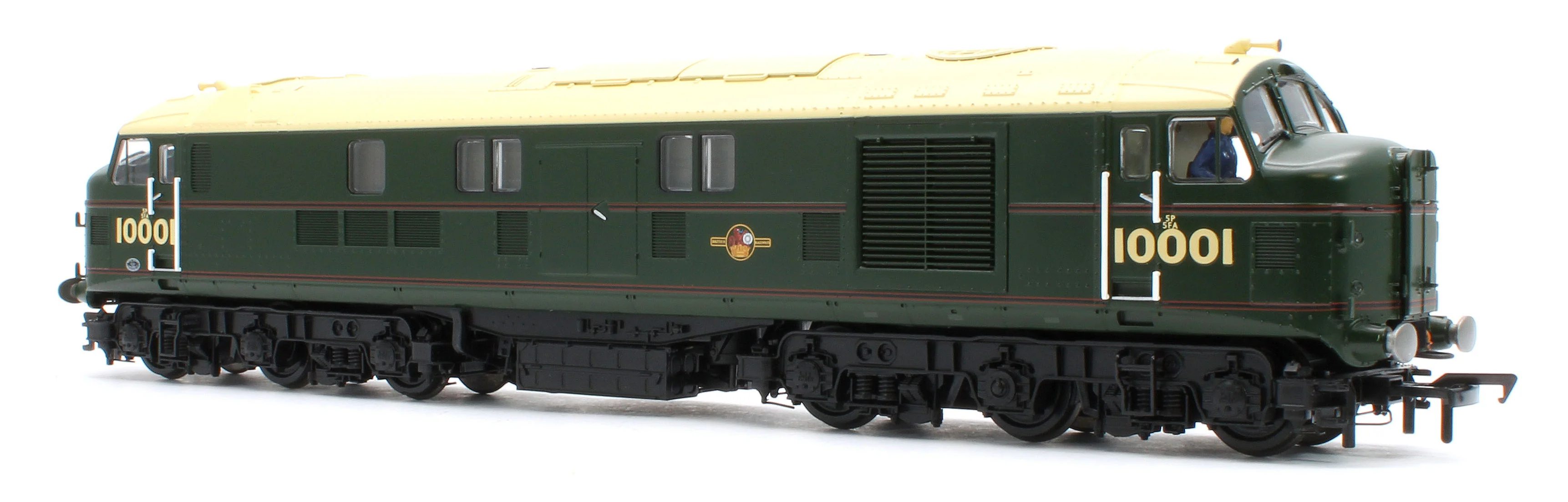 31-995A LMS 10001 BR Lined Green (Late Crest) Diesel Locomotive - Image 5