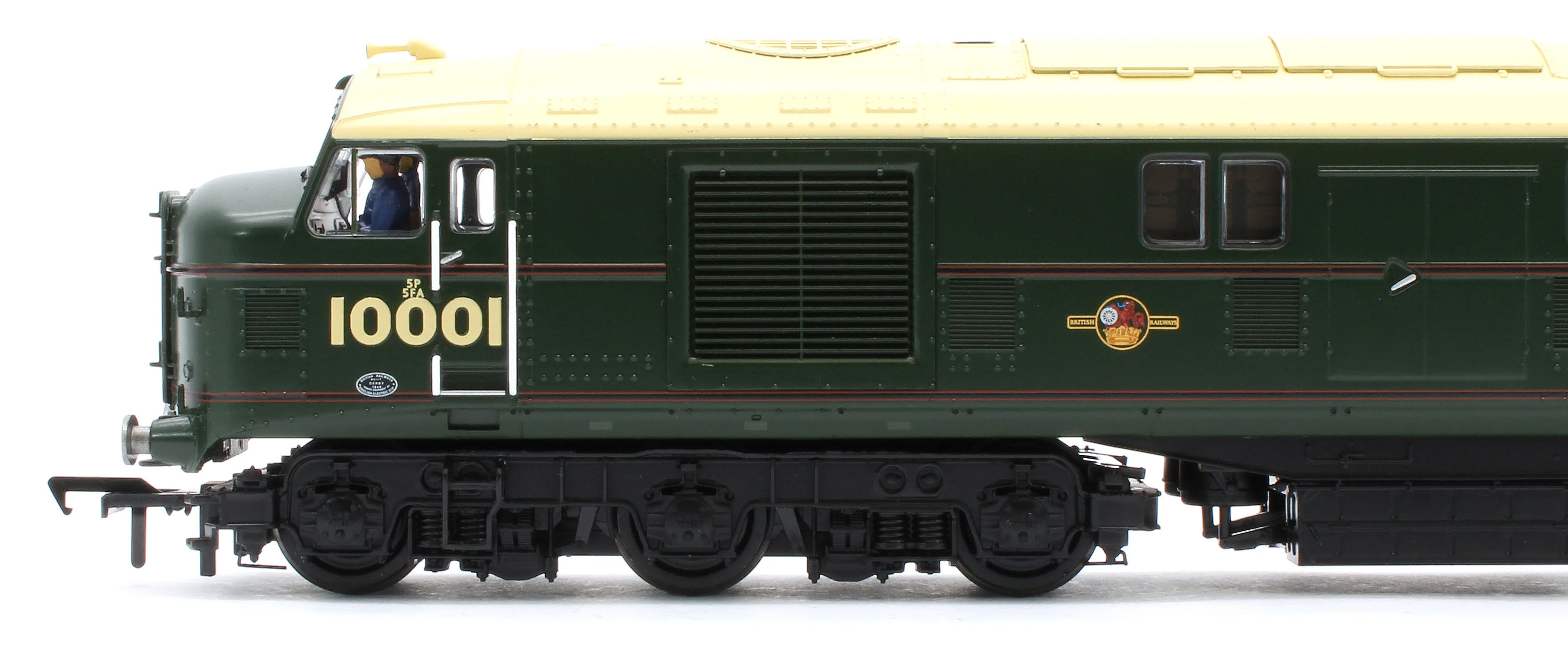 31-995ASF LMS 10001 BR Lined Green (Late Crest) Diesel Locomotive - DCC Sound - Image 8
