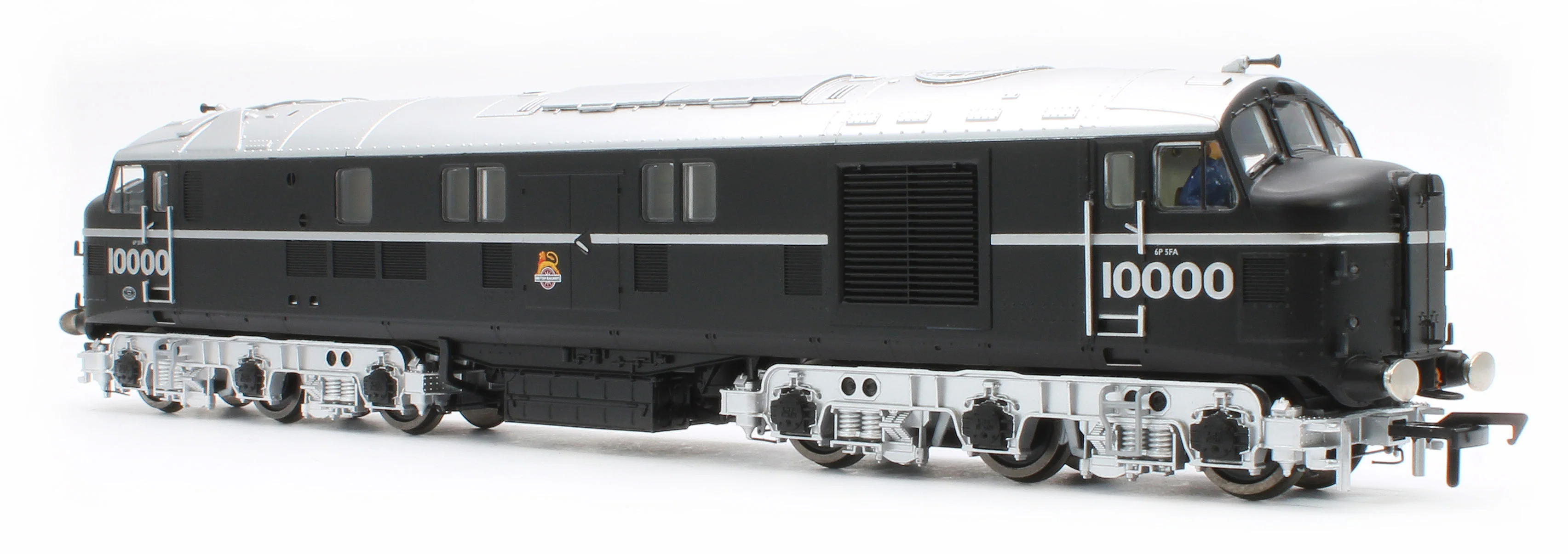 31-999A LMS 10000 BR Black (Early Emblem) Diesel Locomotive - Image 5