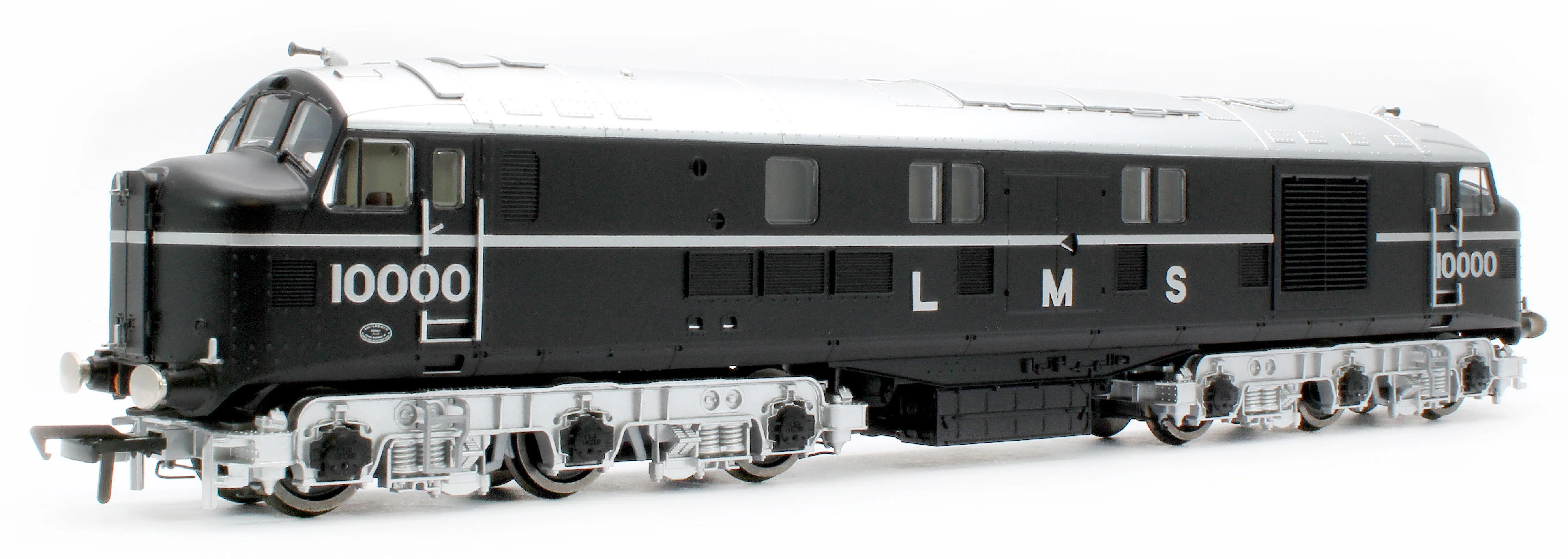 31-999Z LMS 10000 Black & Chrome With LMS Lettering Diesel Locomotive - Image 4