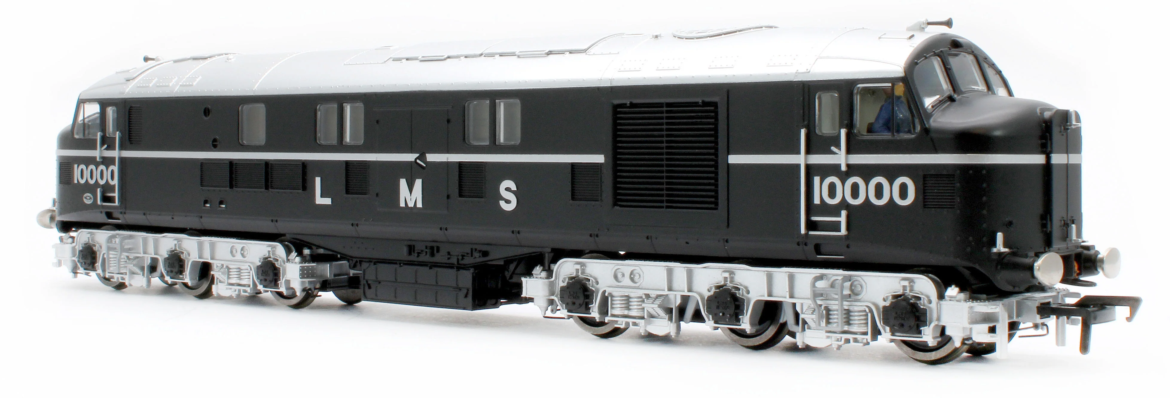 31-999Z LMS 10000 Black & Chrome With LMS Lettering Diesel Locomotive - Image 6