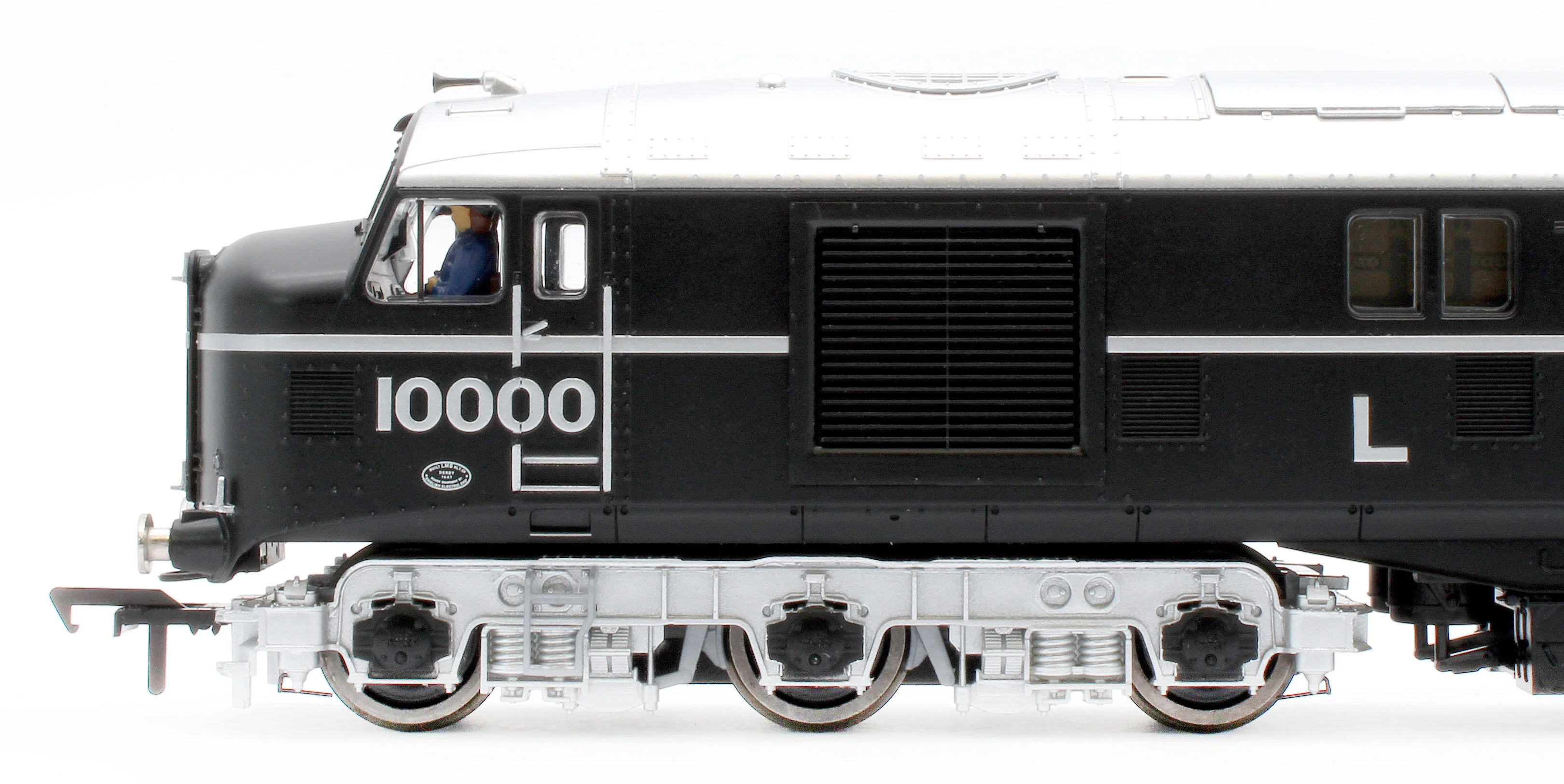 31-999Z LMS 10000 Black & Chrome With LMS Lettering Diesel Locomotive - Image 9