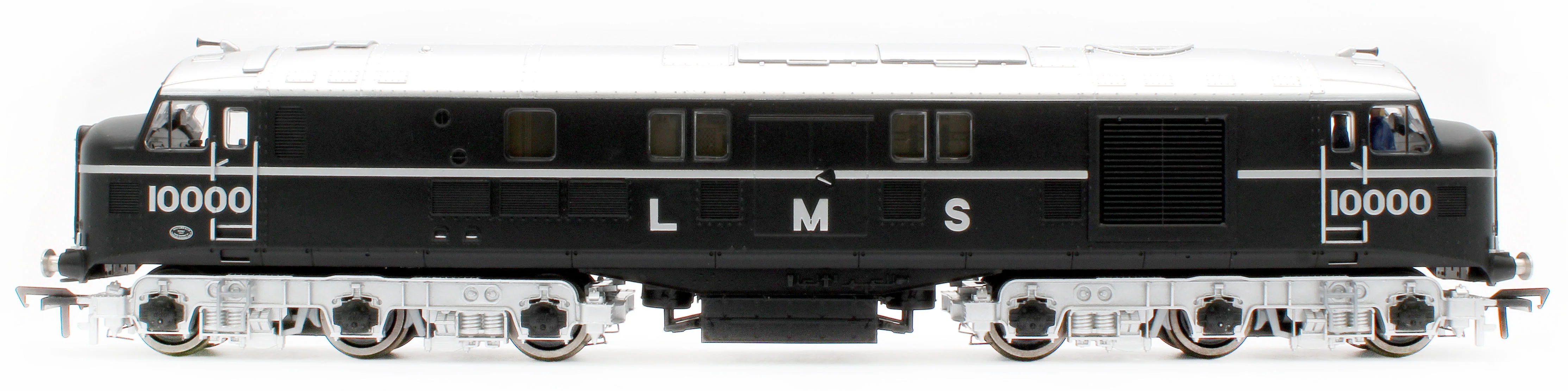 31-999ZSF LMS 10000 Black & Chrome With LMS Lettering Diesel Locomotive - DCC Sound - Image 5
