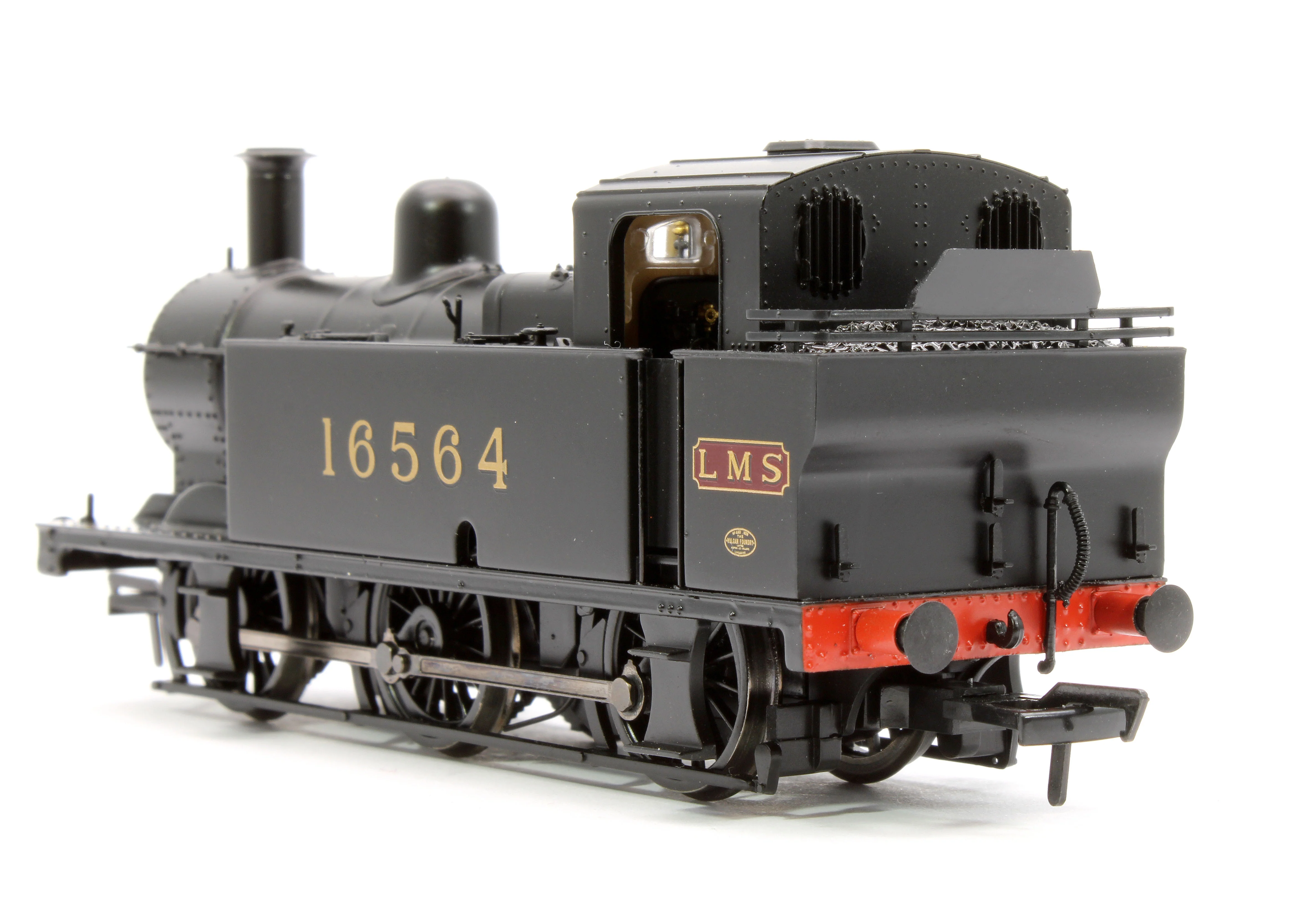 32-227CSF LMS Fowler 3F (Jinty) 16564 LMS Black Steam Locomotive - DCC Sound - Image 8