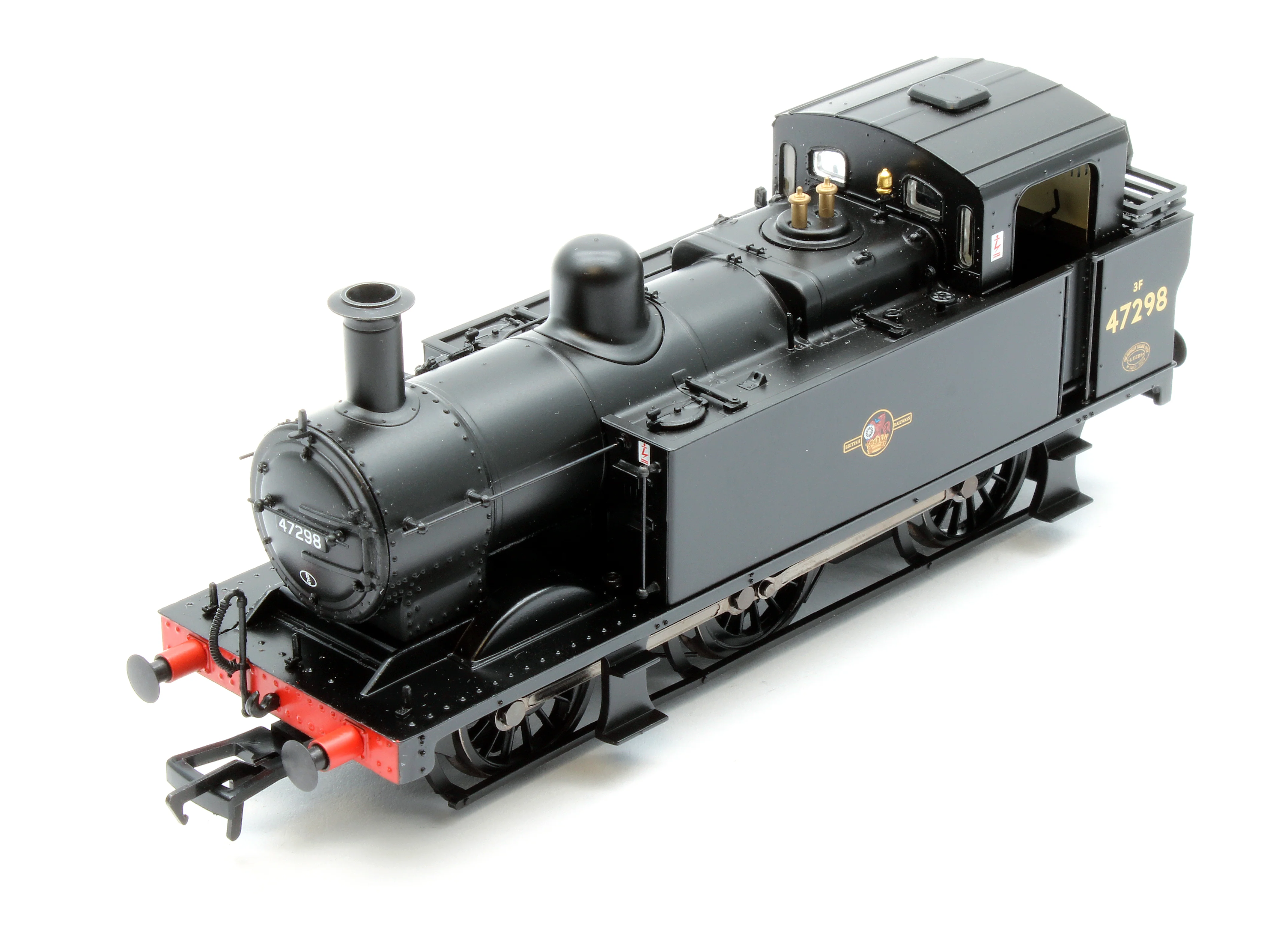 32-232ASF LMS Fowler 3F (Jinty) 47298 BR Black (Late Crest) Steam Locomotive - DCC Sound - Image 8