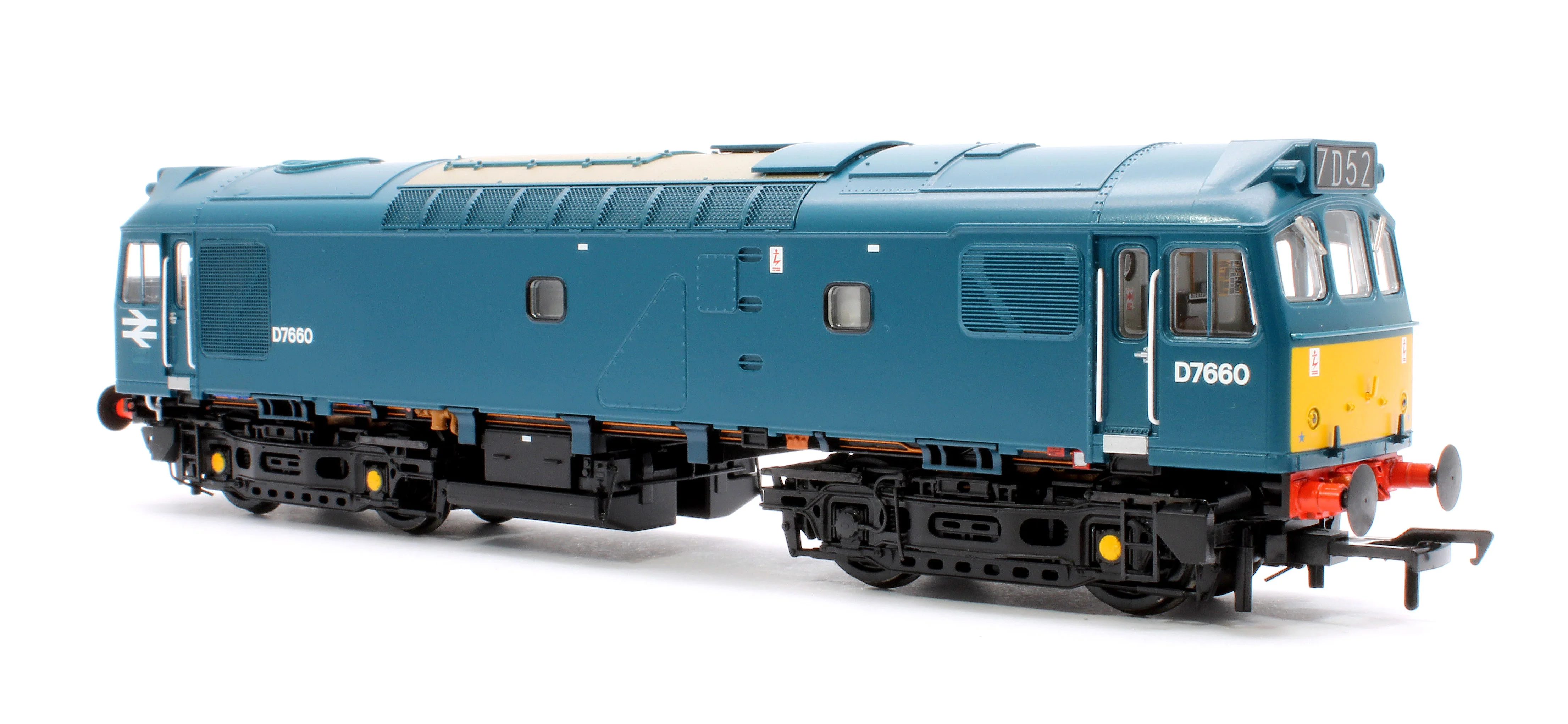 32-333 Class 25/3 D7660 BR Blue (Small Yellow Panels) Diesel Locomotive - Image 2