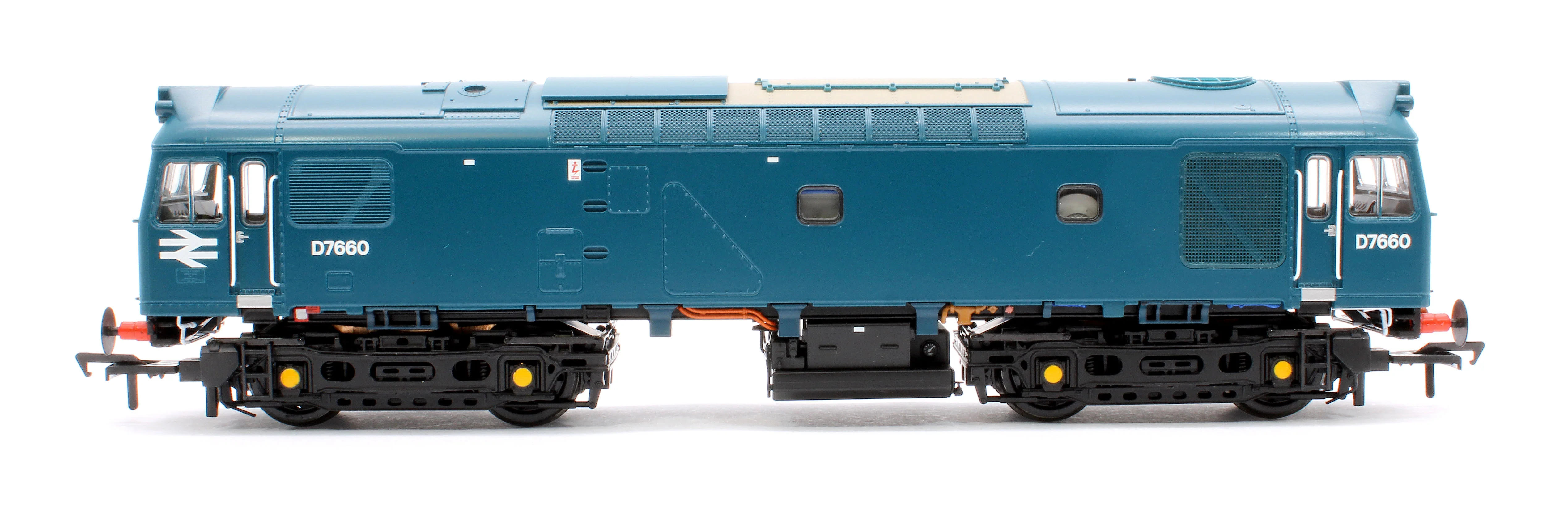32-333 Class 25/3 D7660 BR Blue (Small Yellow Panels) Diesel Locomotive - Image 5
