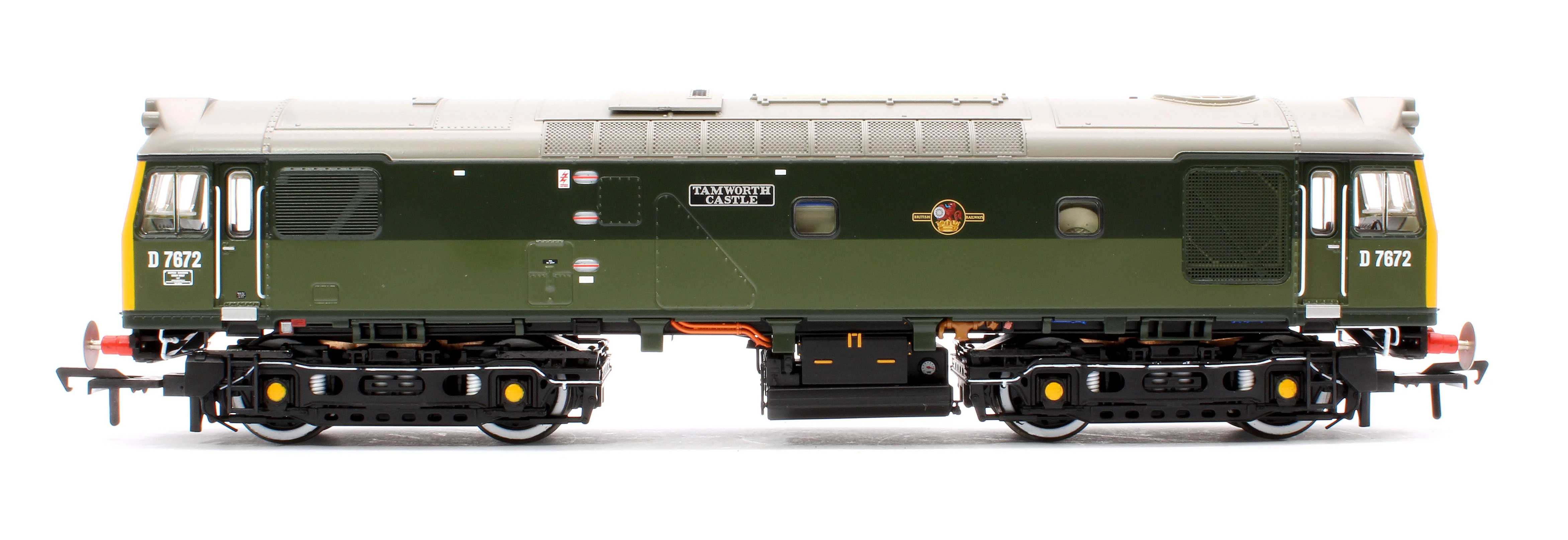 32-334 Class 25/3 D7672 'Tamworth Castle' BR Two-Tone Green (Full Yellow Ends) Diesel Locomotive - Image 6