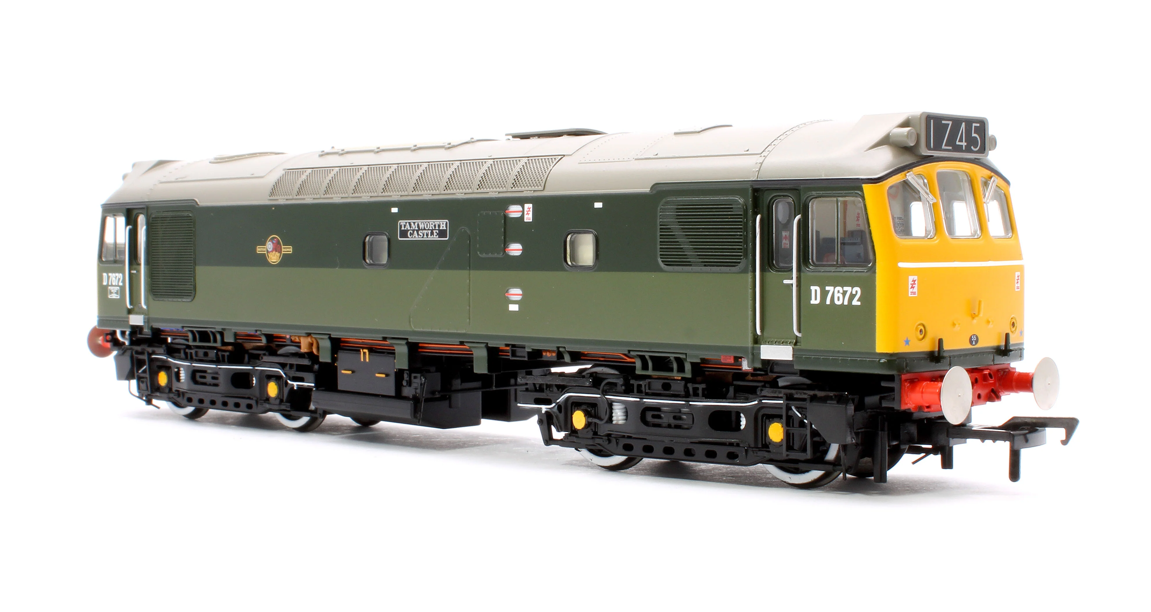 32-334SF Class 25/3 D7672 'Tamworth Castle' BR Two-Tone Green (Full Yellow Ends) - DCC Sound - Image 2