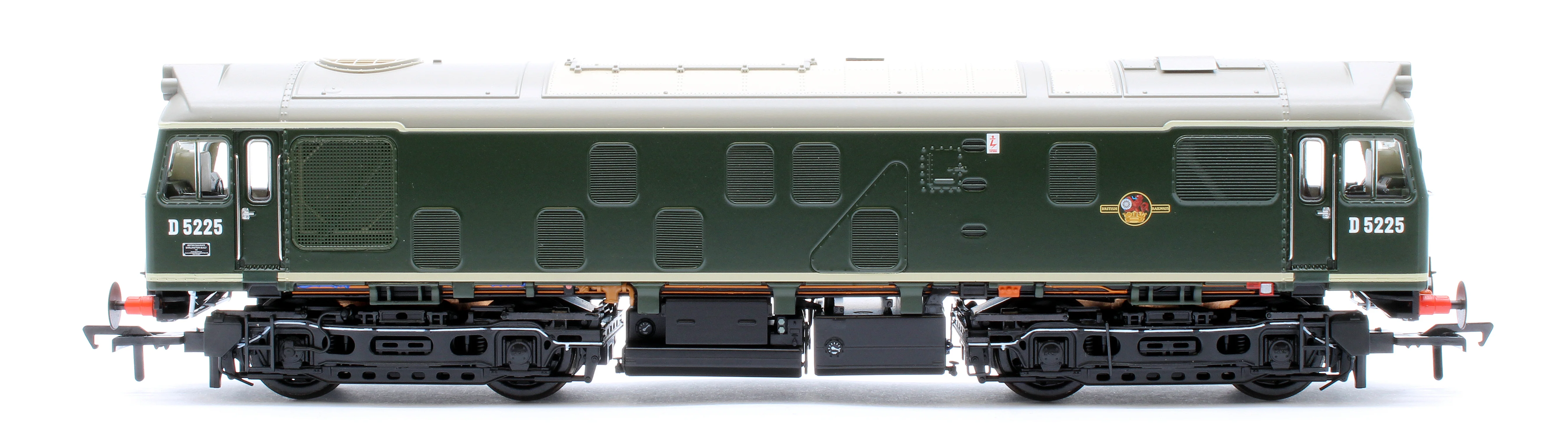 32-343 Class 25/1 D5225 BR Green (Small Yellow Panels) Diesel Locomotive - Image 5