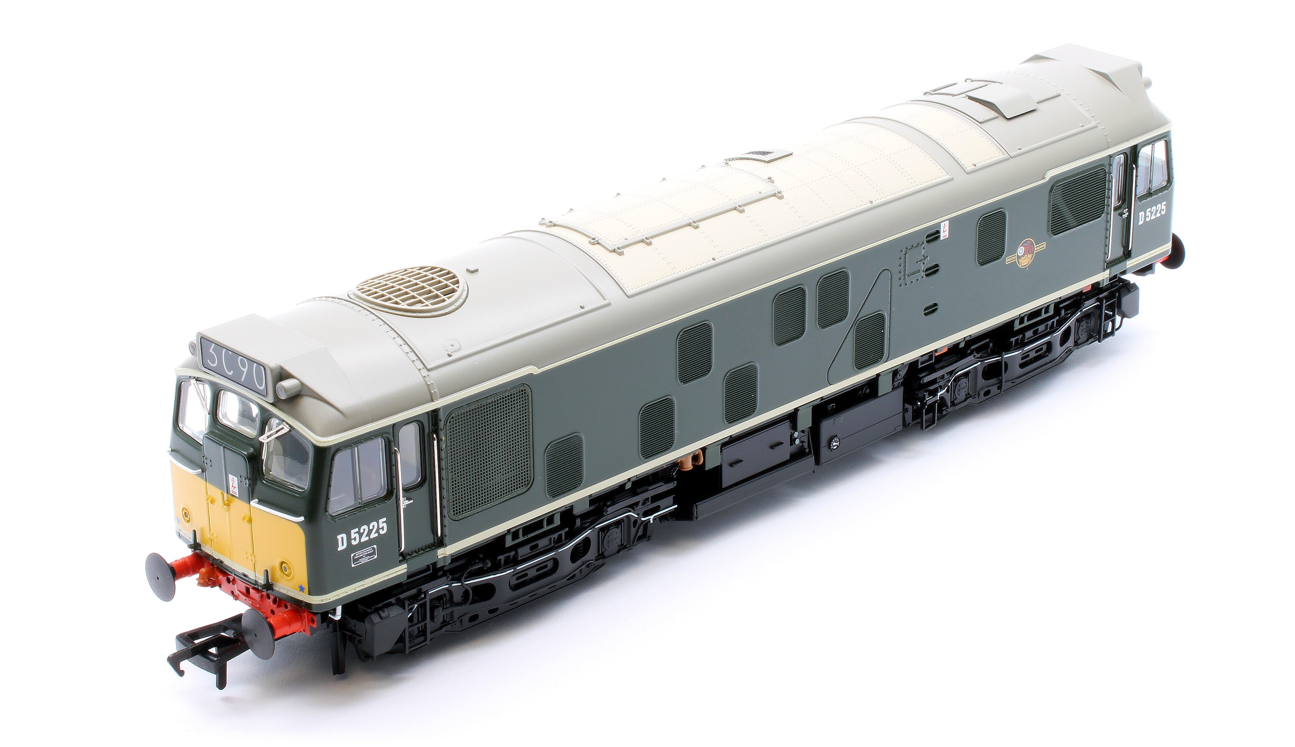 32-343 Class 25/1 D5225 BR Green (Small Yellow Panels) Diesel Locomotive - Image 8