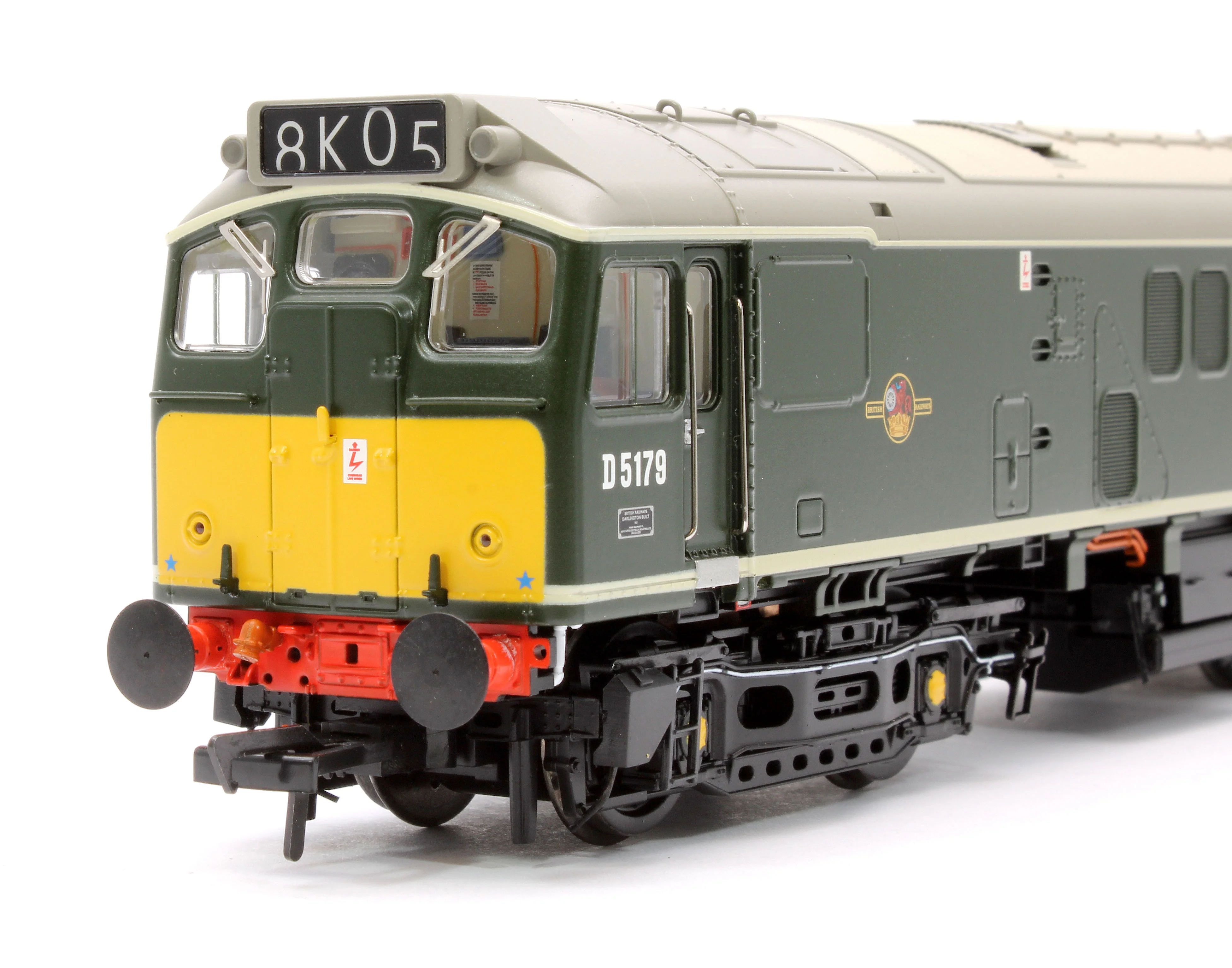 32-343ASFX Class 25/1 D5179 BR Green (Small Yellow Panels) Diesel Locomotive - DCC Sound Deluxe - Image 9