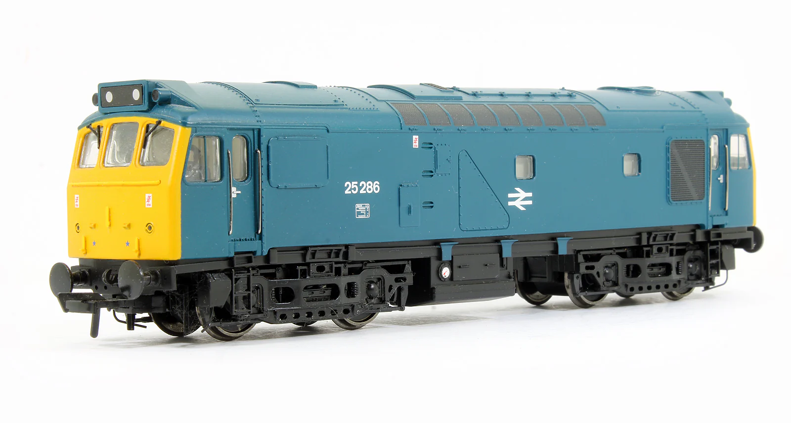 Pre-Owned 32-408 Class 25/3 25286 BR Blue Domino Headcode Diesel Locomotive - DCC Fitted
