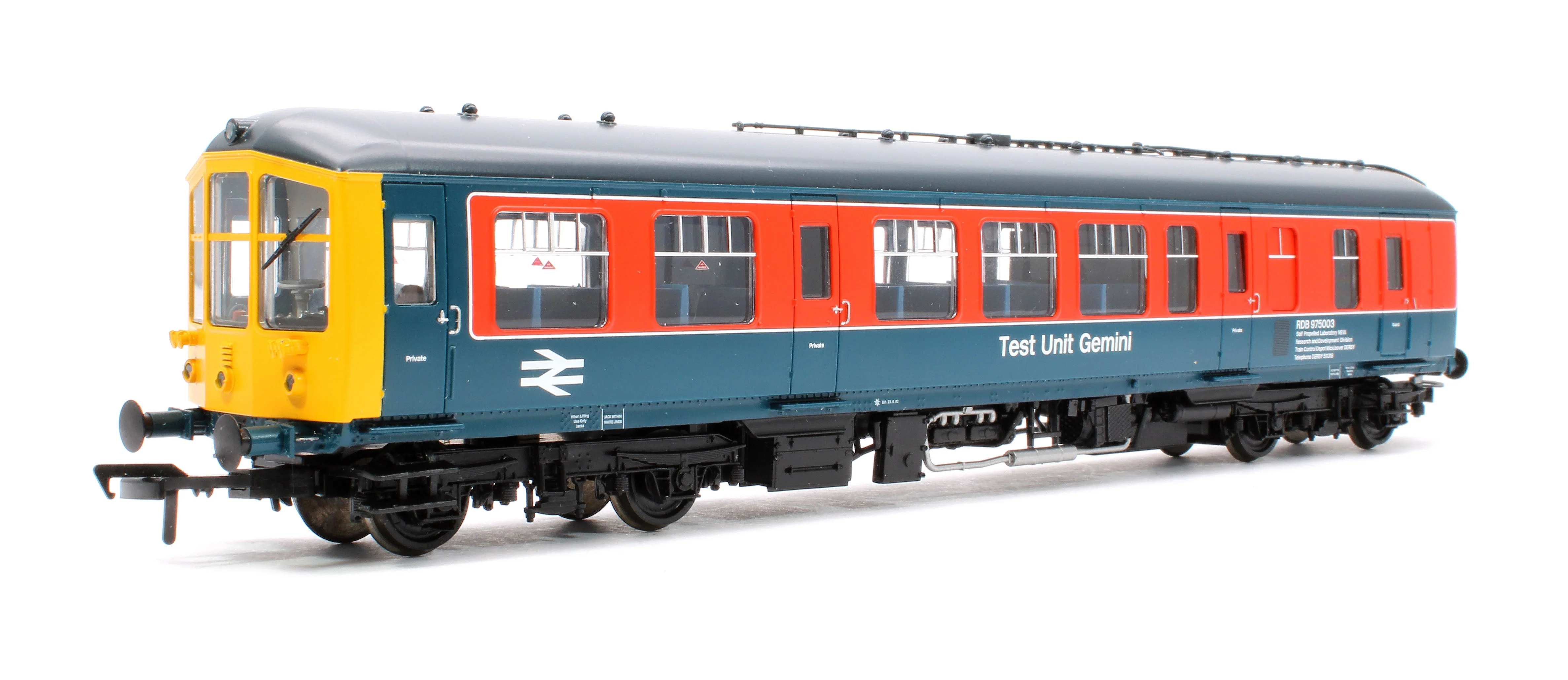 Pre-Owned 32-515Z Derby Lightweight 2-Car BEMU 'Test Unit Gemini' BR RTC (Original) - Image 4