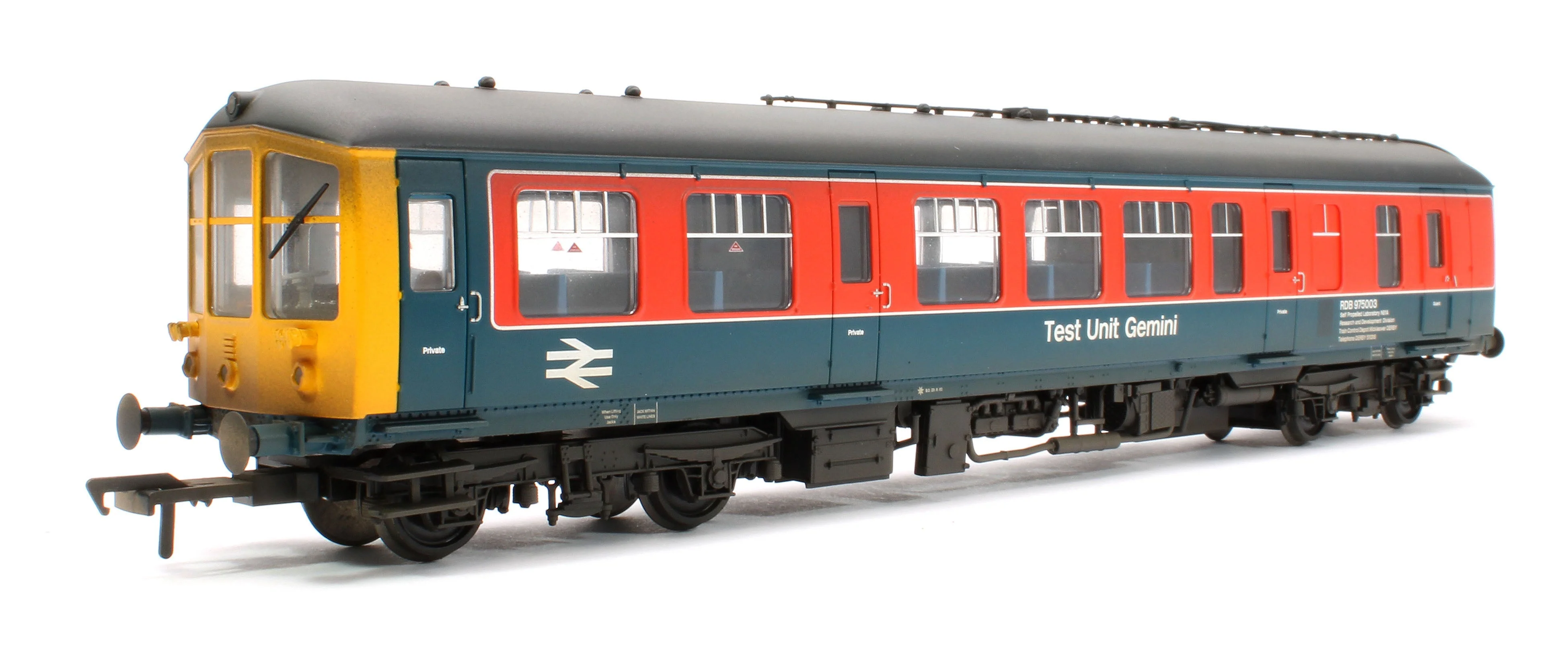 Pre-Owned 32-515Z Custom Weathered Derby Lightweight 2-Car BEMU 'Test Unit Gemini' BR RTC (Original) - Image 3