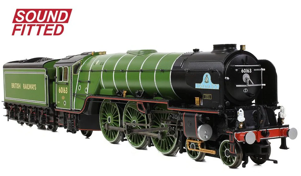 32-550ESF LNER Peppercorn A1 60163 'Tornado' BR Lined Apple Green (British Railways) Steam Locomotive - DCC Sound - Image 3