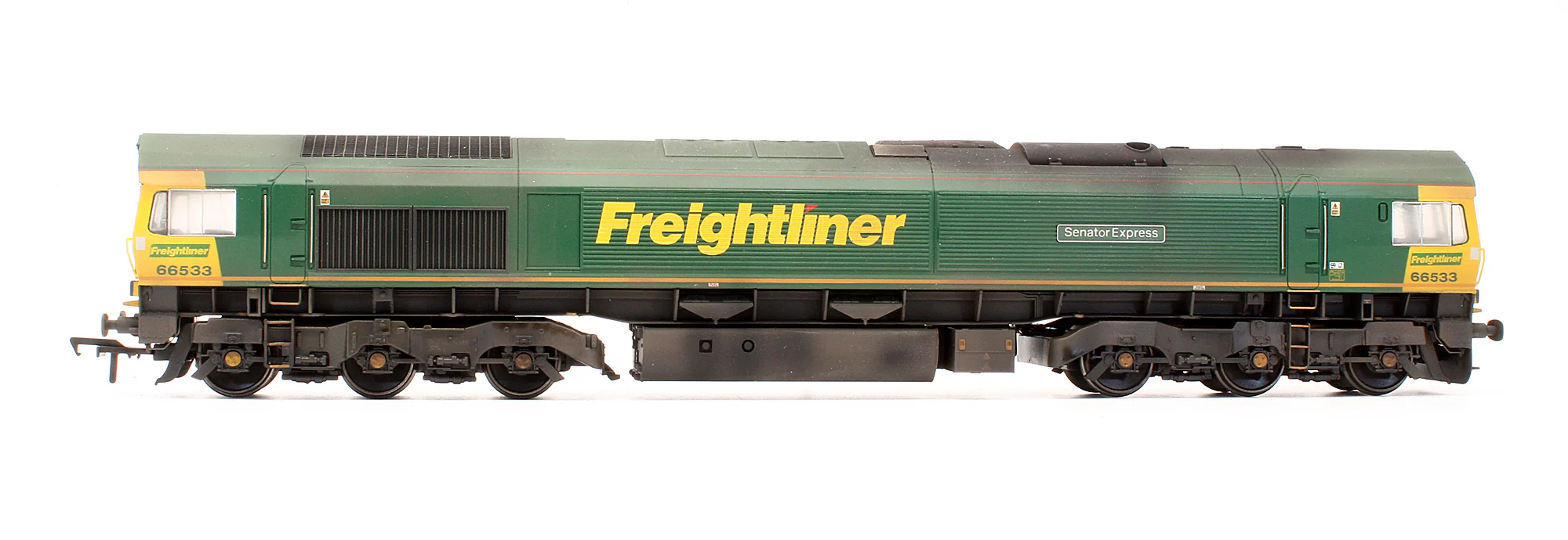 Pre-Owned Class 66533 'Senator Express' / 'Hanjin Express' Freightliner Diesel Locomotive - Renamed & Weathered - Image 4