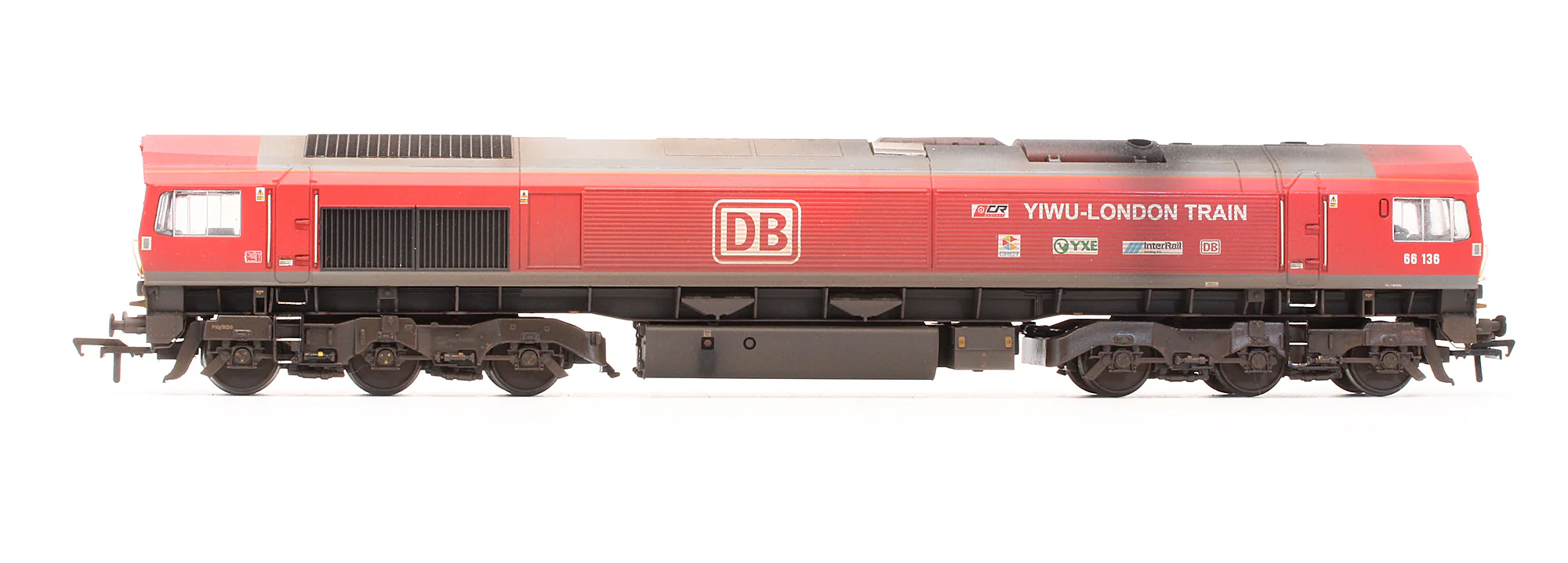 Pre-Owned Class 66136 DB Cargo 'Yiwu-London Train' - Custom Weathered - DCC Sound - Exclusive Edition - Image 3