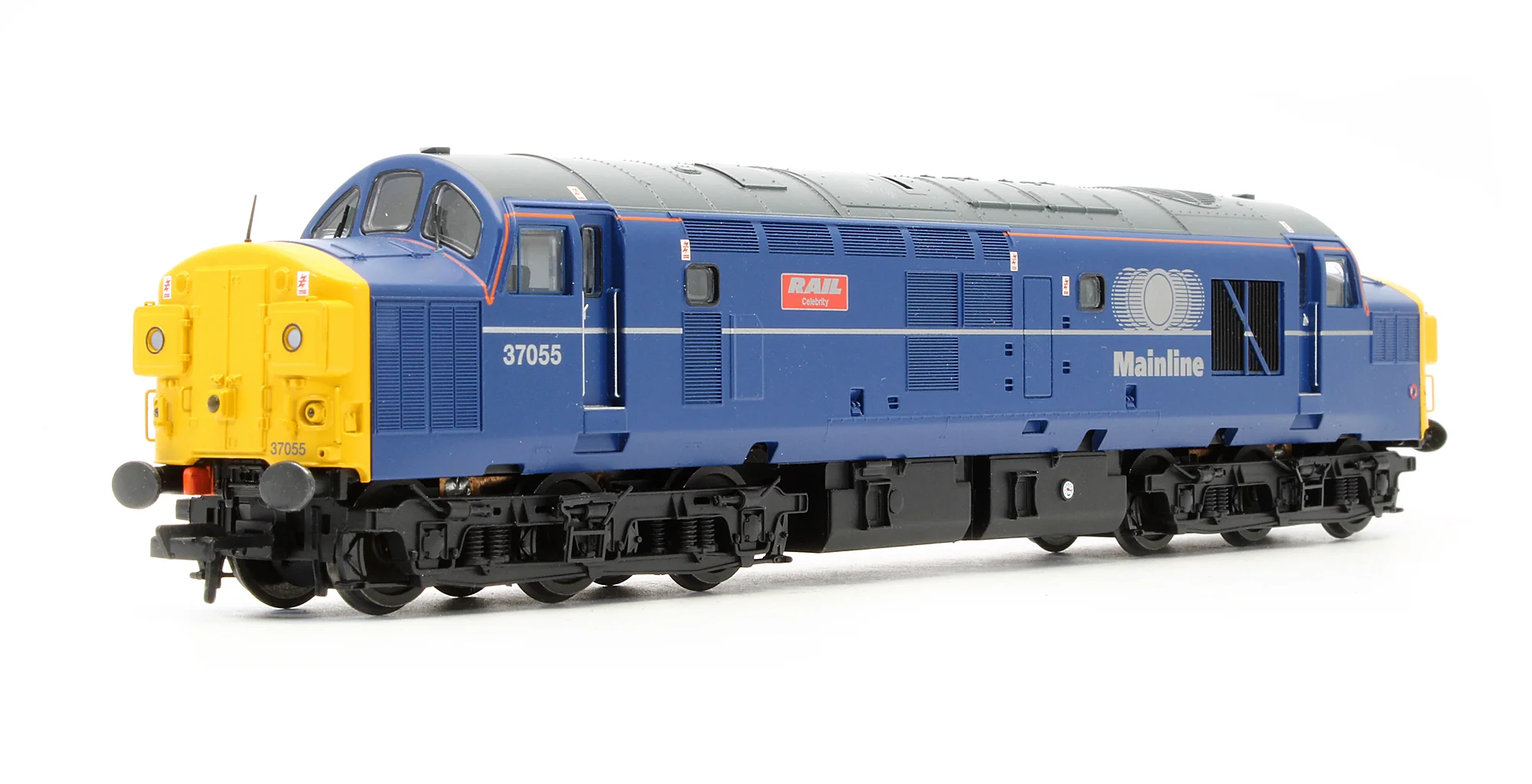 Pre-Owned 32-775TL Class 37/0 37055 'Rail Celebrity' Mainline Blue Diesel Locomotive - DCC Fitted - Image 2