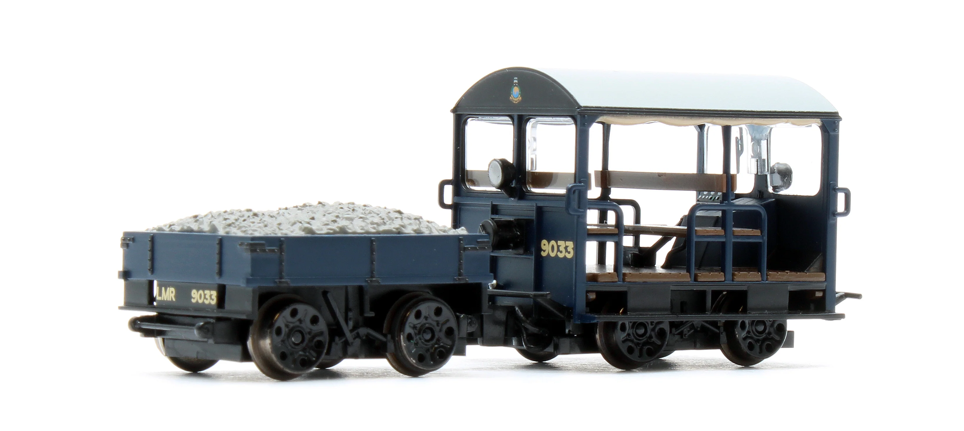 32-995 Wickham Type 27 Trolley Car WD9033 LMR Blue - Image 3