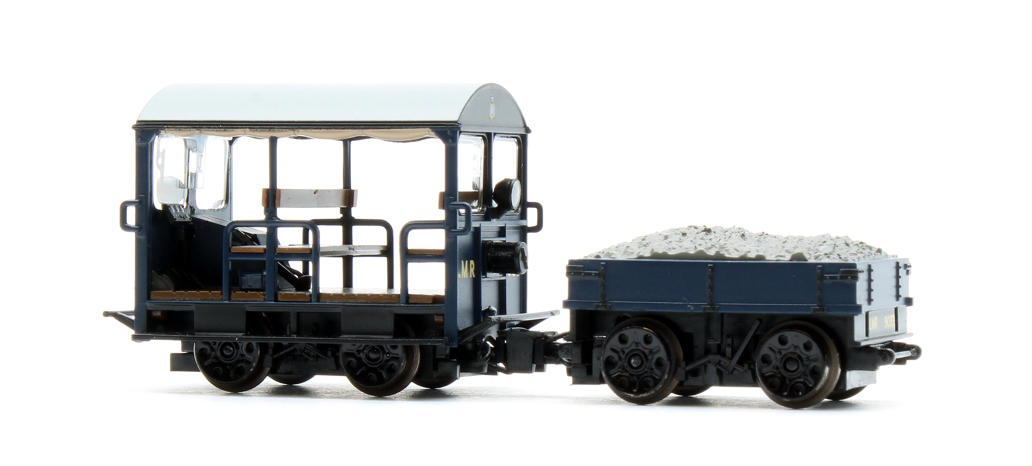 32-995 Wickham Type 27 Trolley Car WD9033 LMR Blue - Image 4
