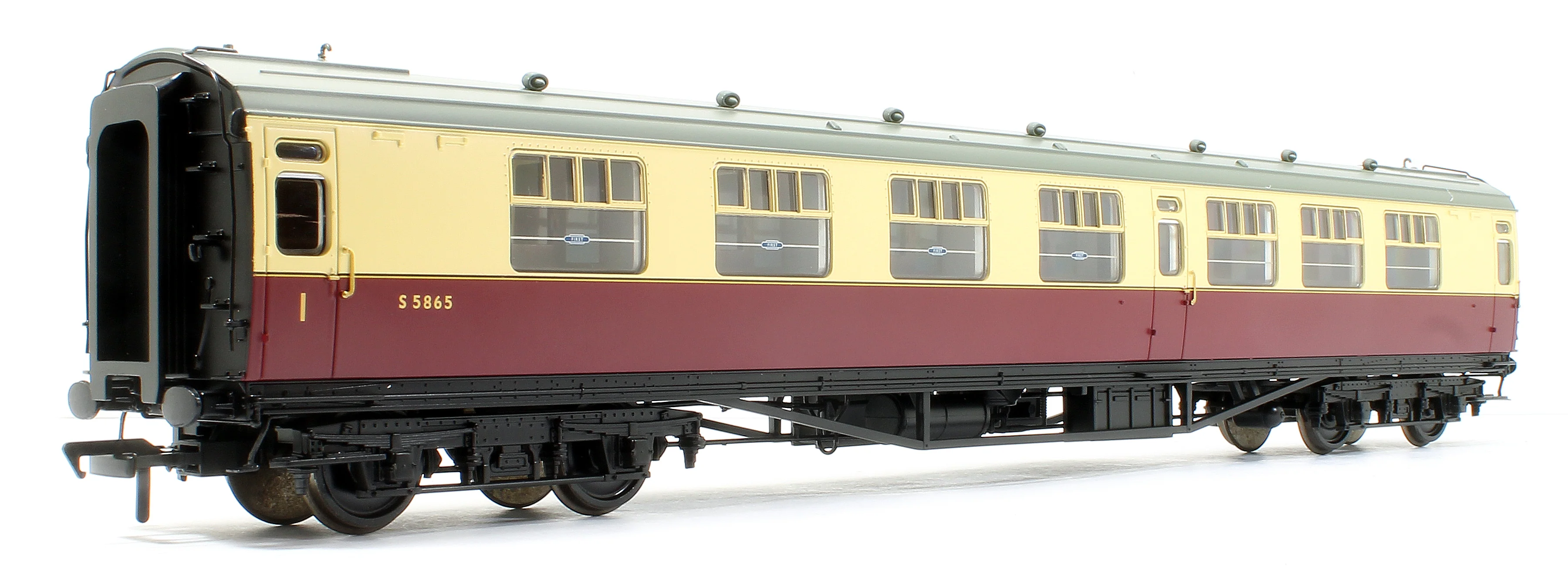 34-751 SR Bulleid Composite Corridor 15'' Vents BR Crimson & Cream No.S5865 - Image 2