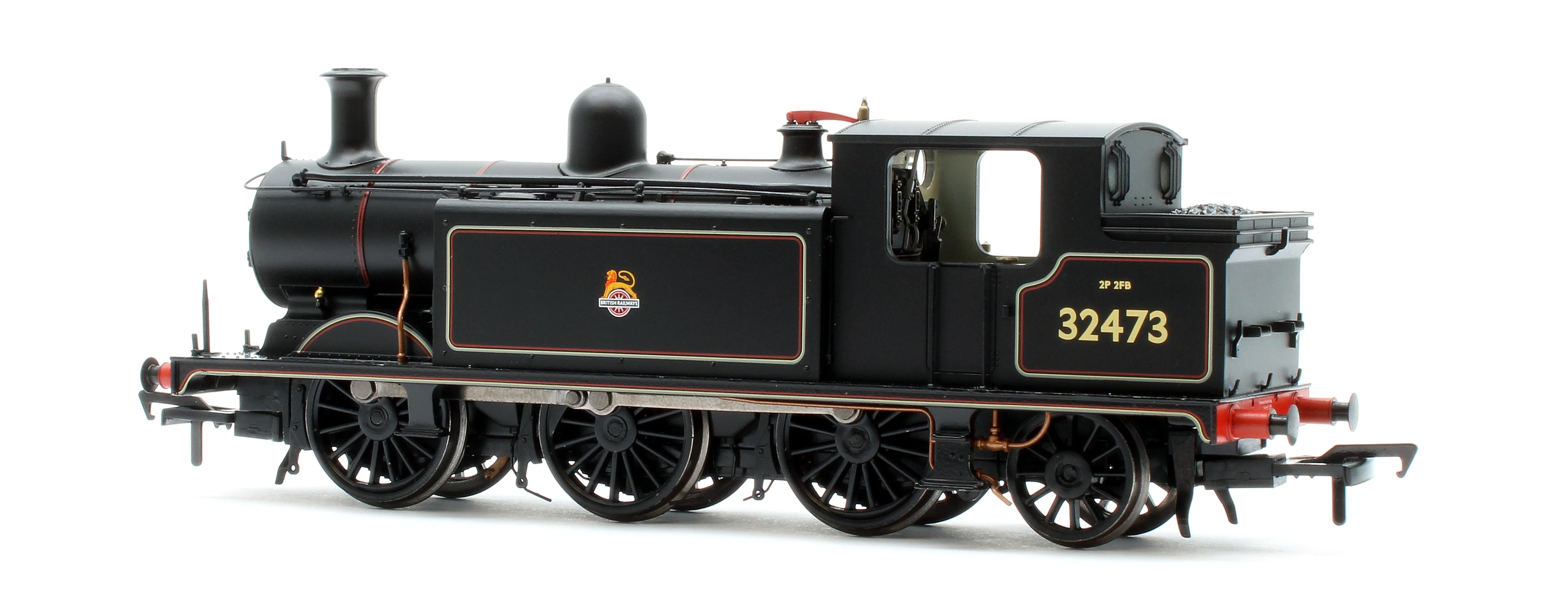 35-079A LB&SCR E4 Tank 32473 BR Lined Black (Early Emblem) Steam Locomotive - Image 4
