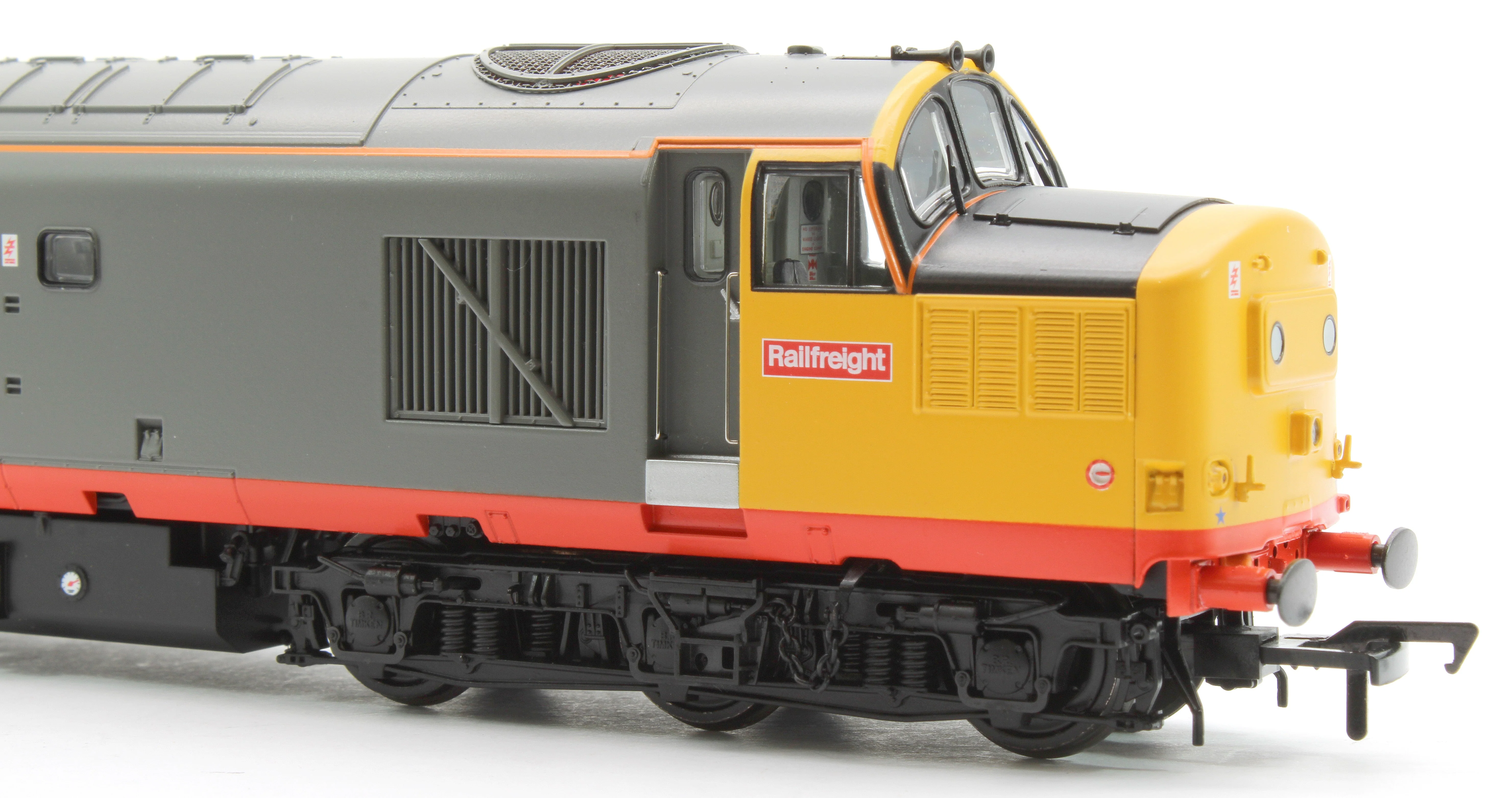 Pre-Owned 35-305 Class 37/0 Centre Headcode 37371 BR Railfeight (Red Stripe) Diesel Locomotive - DCC Fitted - Image 7