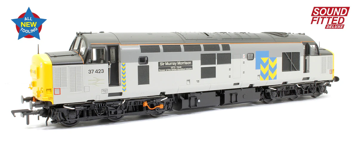 35-337SFX Class 37/4 Refurbished 37423 'Sir Murray Morrison' BR RF Metals Sector Diesel Locomotive (Deluxe DCC Sound)
