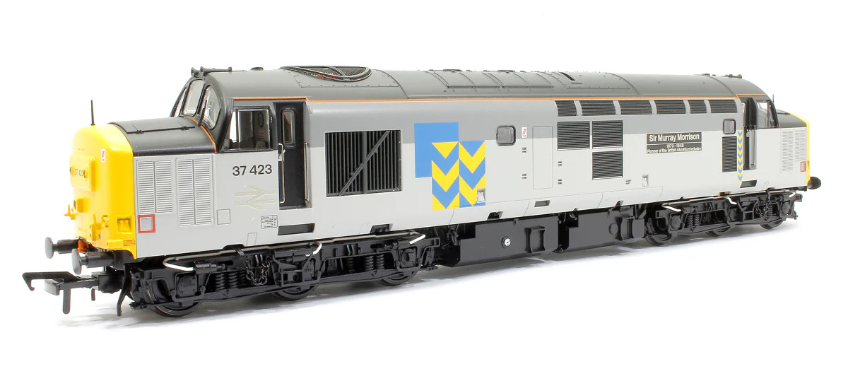 35-337SFX Class 37/4 Refurbished 37423 'Sir Murray Morrison' BR RF Metals Sector Diesel Locomotive (Deluxe DCC Sound) - Image 3