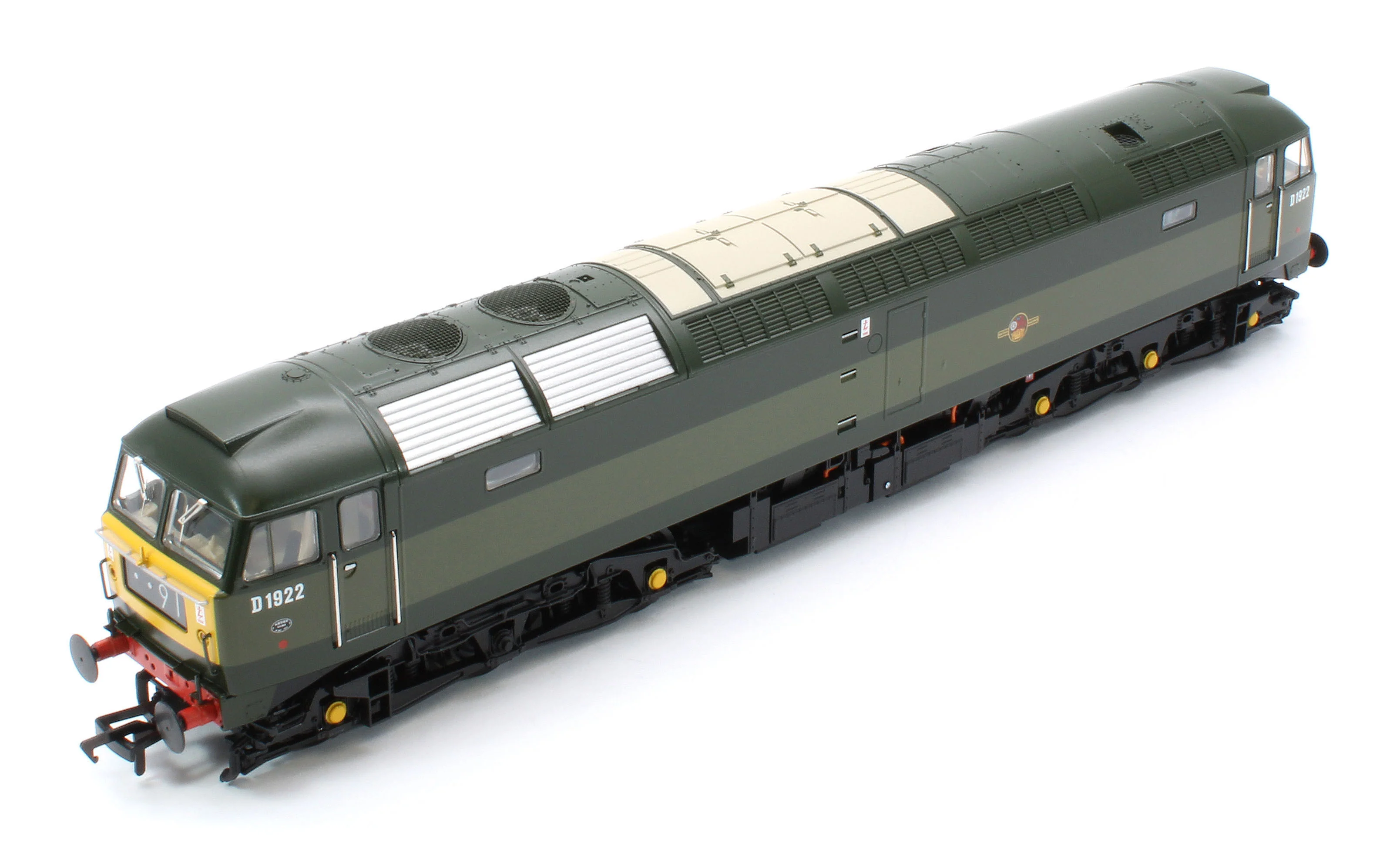 35-410ASF Class 47/0 D1922 BR Two-Tone Green (Small Yellow Panels) Diesel Locomotive - DCC Sound - Image 10