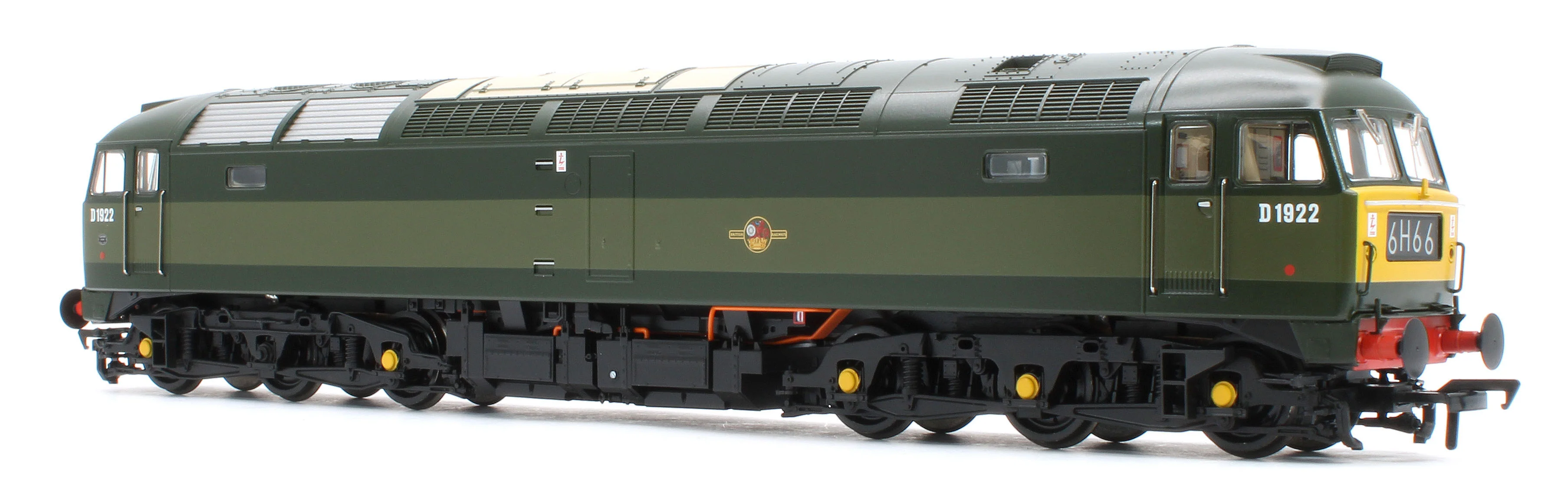 35-410ASFX Class 47/0 D1922 BR Two-Tone Green (Small Yellow Panels) Diesel Locomotive - DCC Sound Deluxe - Image 3
