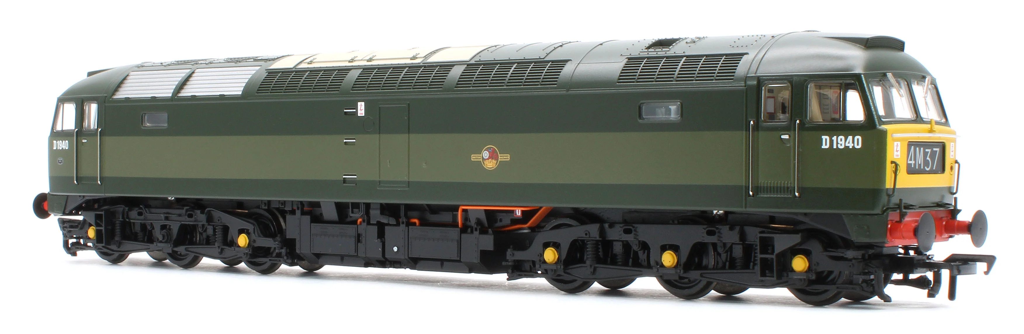 35-410BSF Class 47/0 D1940 BR Two-Tone Green (Small Yellow Panels) Diesel Locomotive - DCC Sound - Image 3