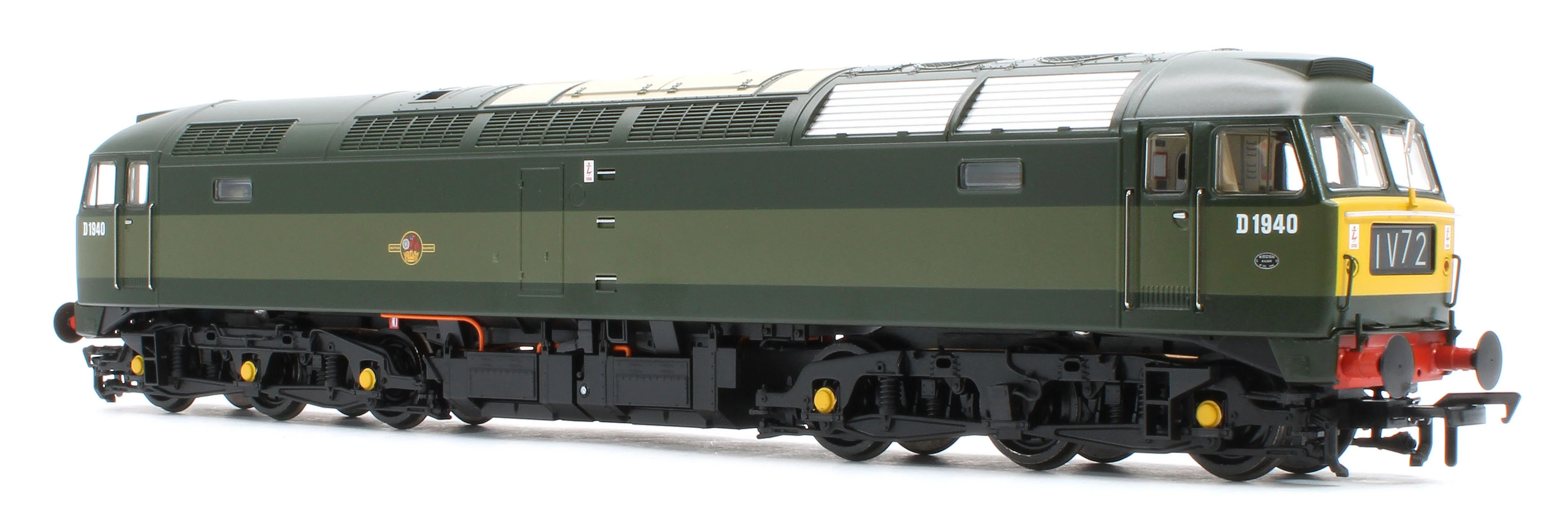 35-410BSF Class 47/0 D1940 BR Two-Tone Green (Small Yellow Panels) Diesel Locomotive - DCC Sound - Image 5
