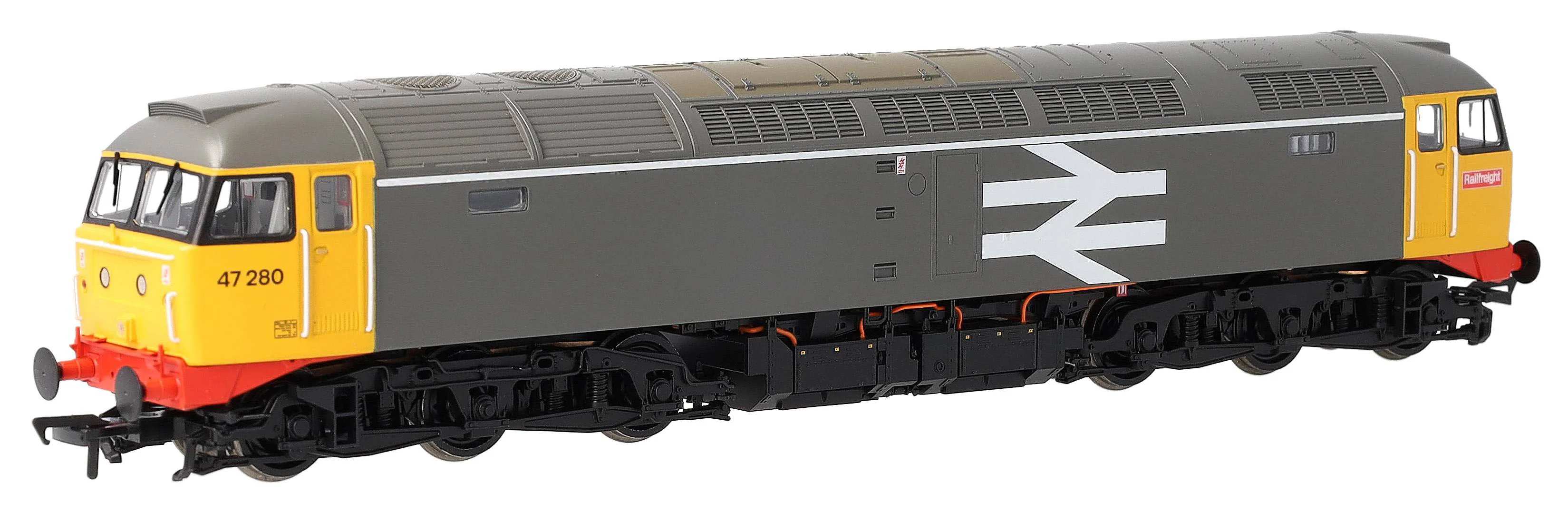 35-416 Class 47/0 47280 BR Railfreight Grey Diesel Locomotive