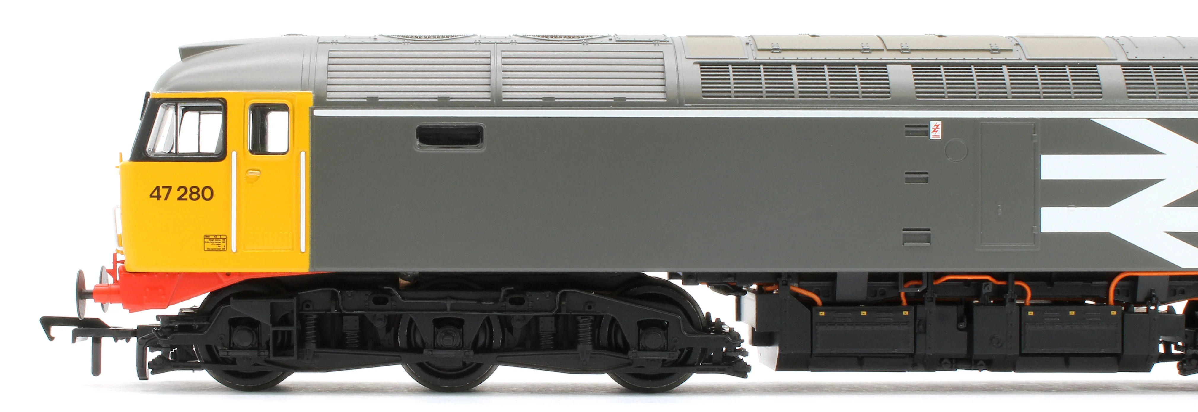 35-416 Class 47/0 47280 BR Railfreight Grey Diesel Locomotive - Image 8