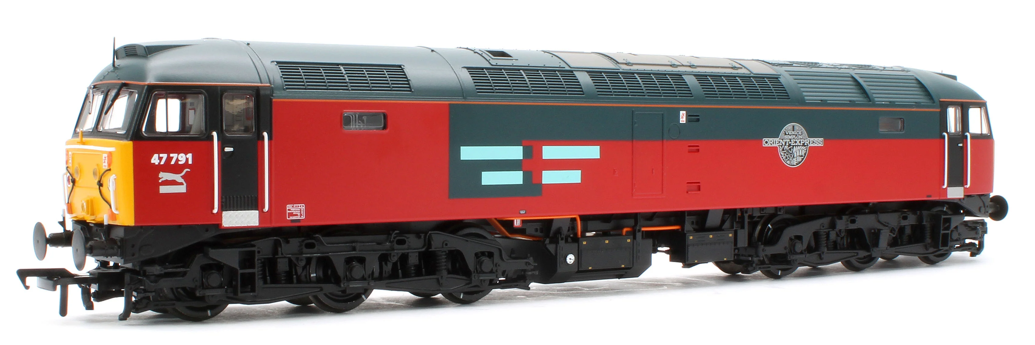 35-429 Class 47/7 47791 'Venice Simplon Orient Express' Rail Express Systems Diesel Locomotive - Image 4