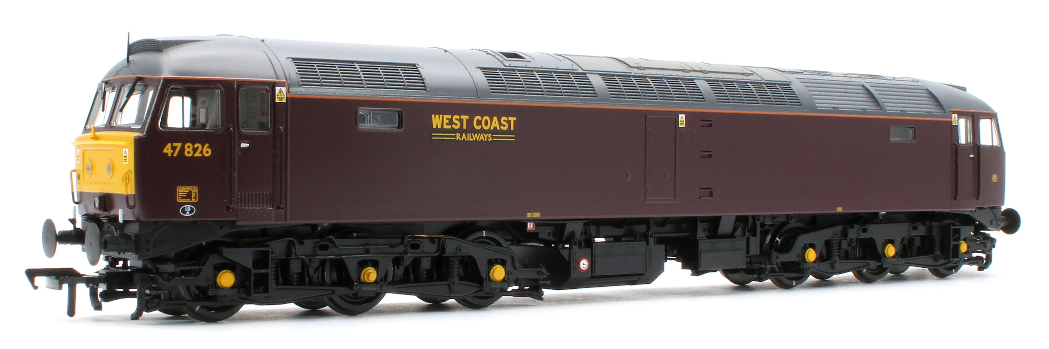 35-431 Class 47/4 47826 WCRC Maroon Diesel Locomotive - Image 4