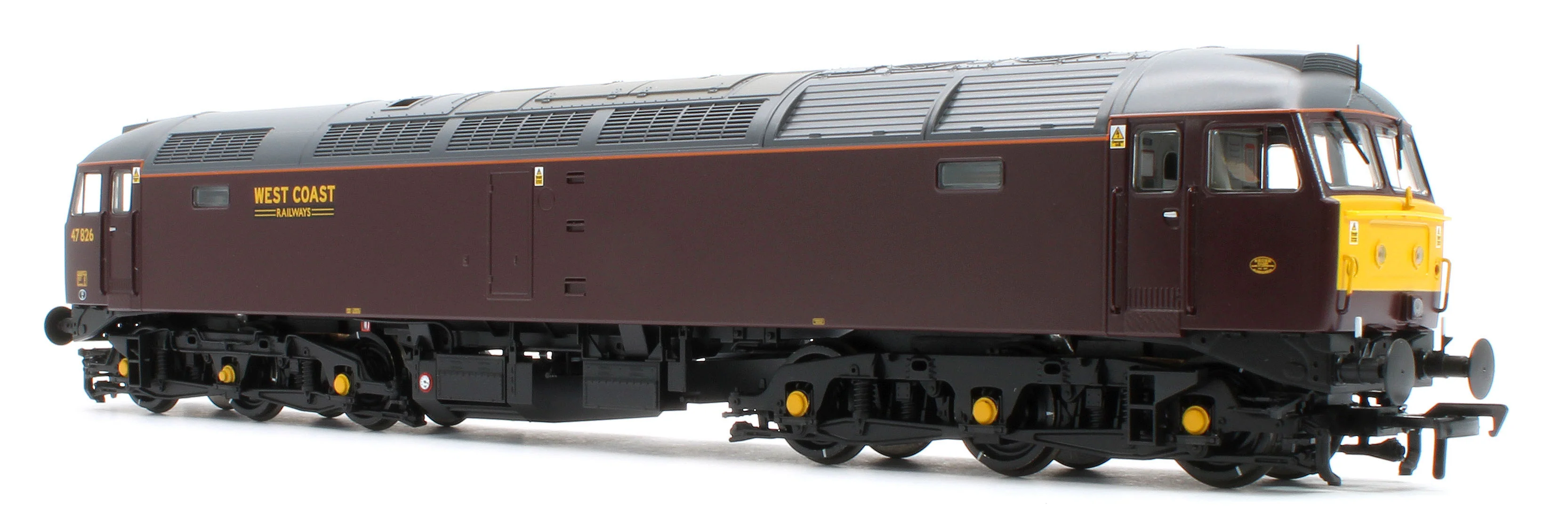 35-431 Class 47/4 47826 WCRC Maroon Diesel Locomotive - Image 5