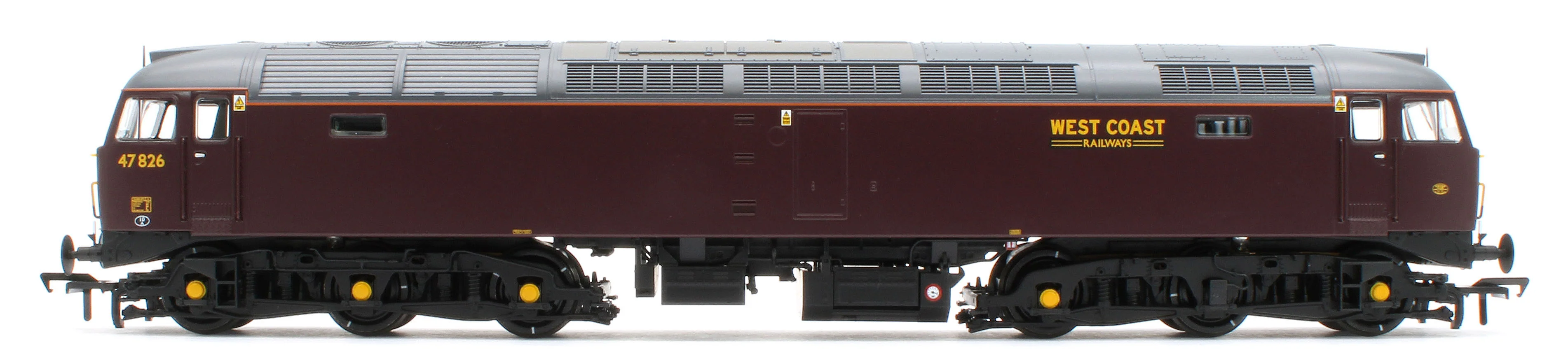 35-431SF Class 47/4 47826 WCRC Maroon Diesel Locomotive - DCC Sound - Image 2