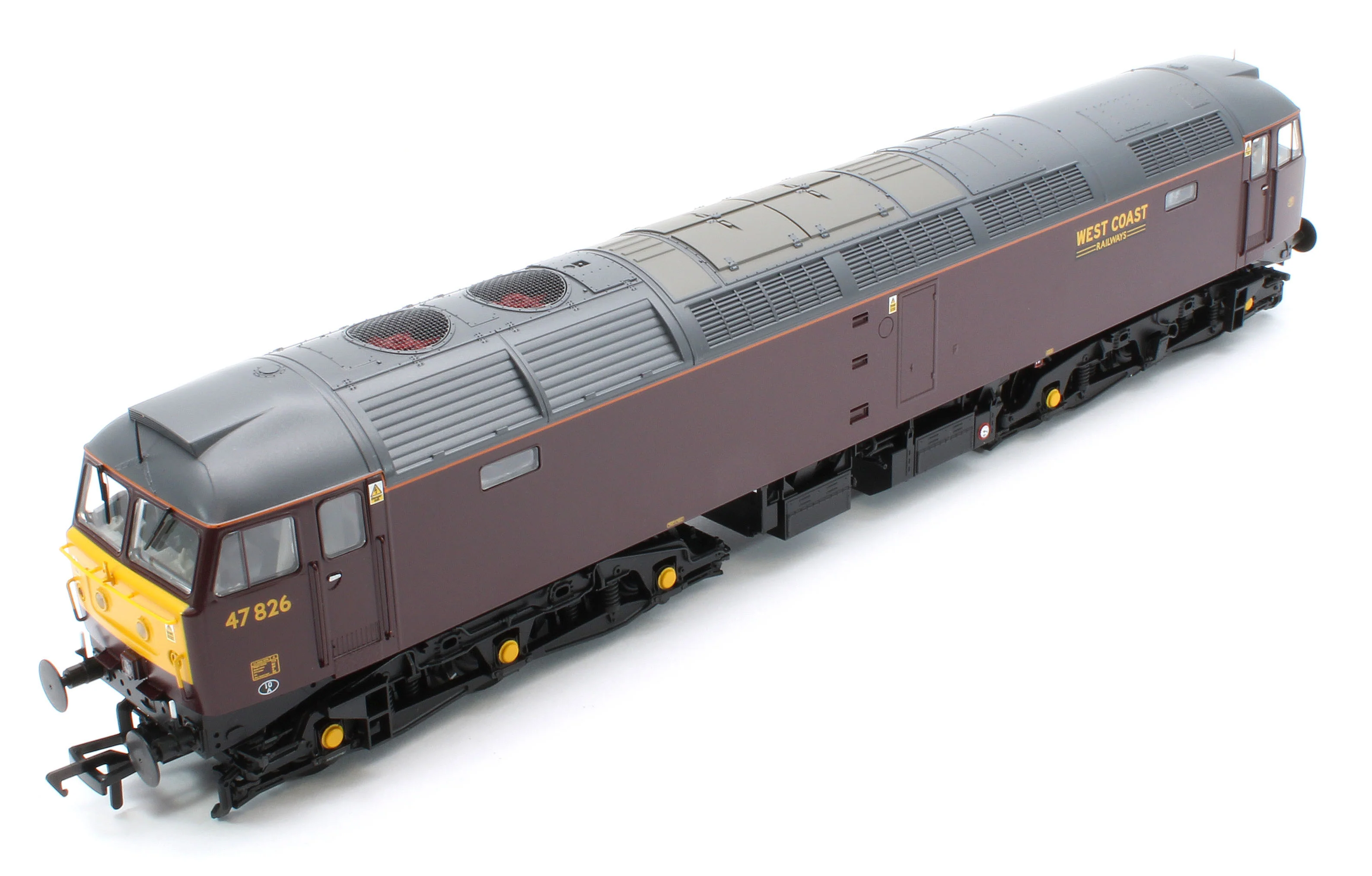 35-431SFX Class 47/4 47826 WCRC Maroon Diesel Locomotive - DCC Sound Deluxe - Image 10