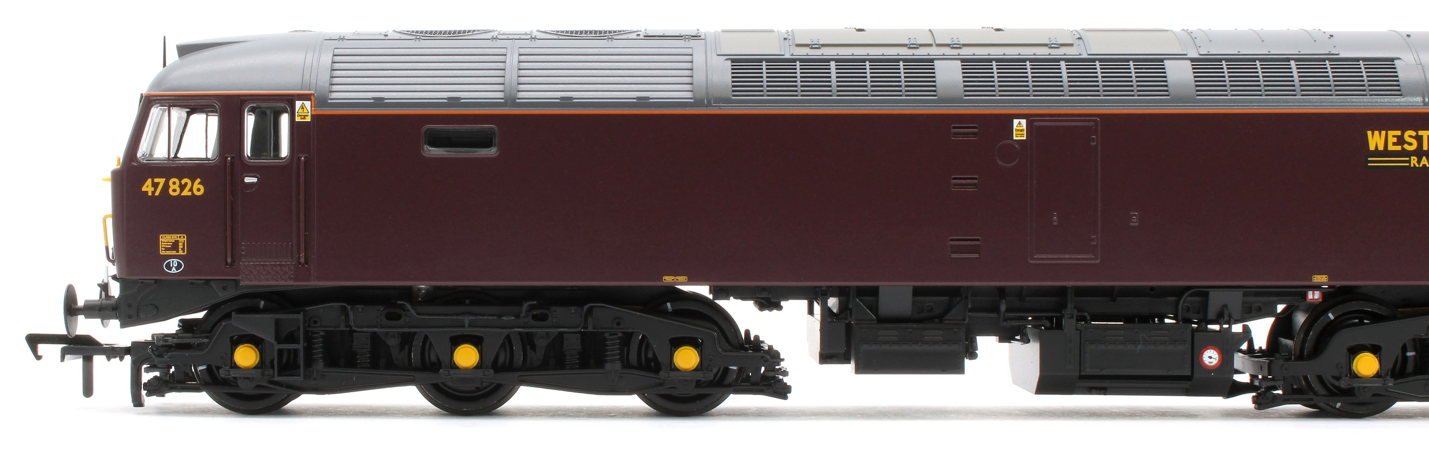 35-431SFX Class 47/4 47826 WCRC Maroon Diesel Locomotive - DCC Sound Deluxe - Image 8
